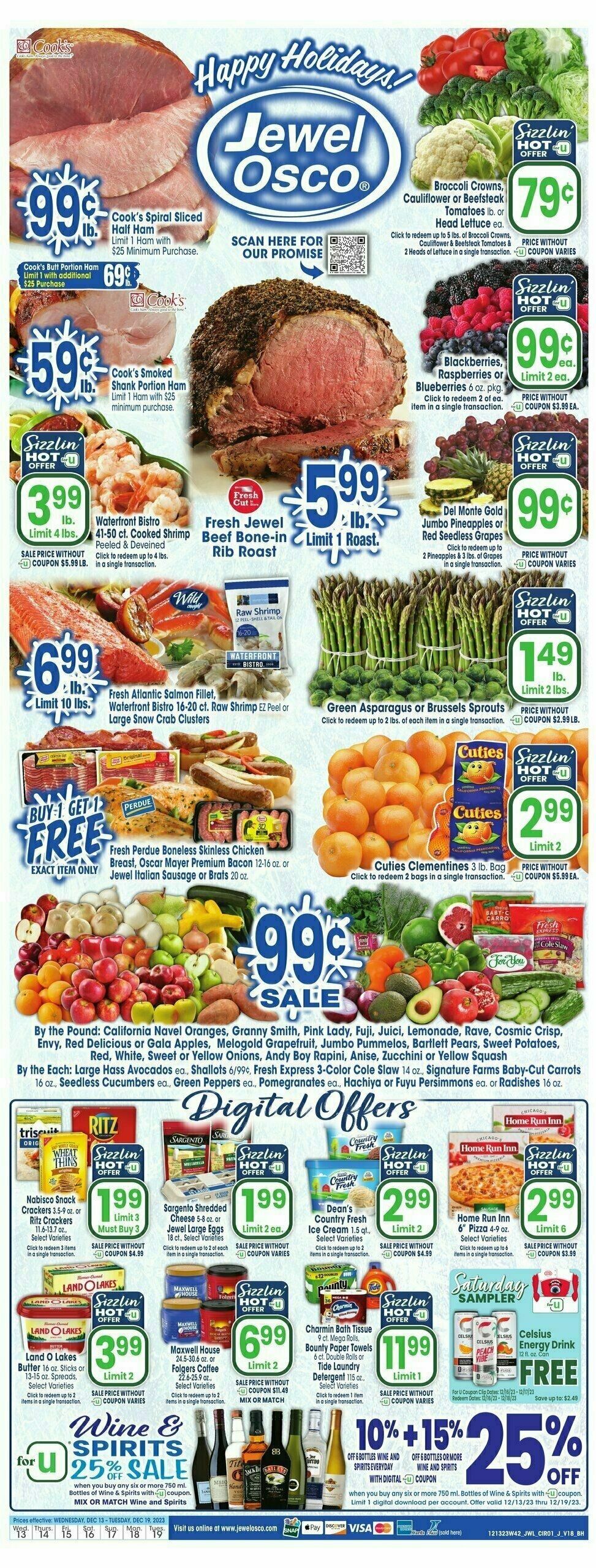 Jewel Osco Weekly Ad from December 13