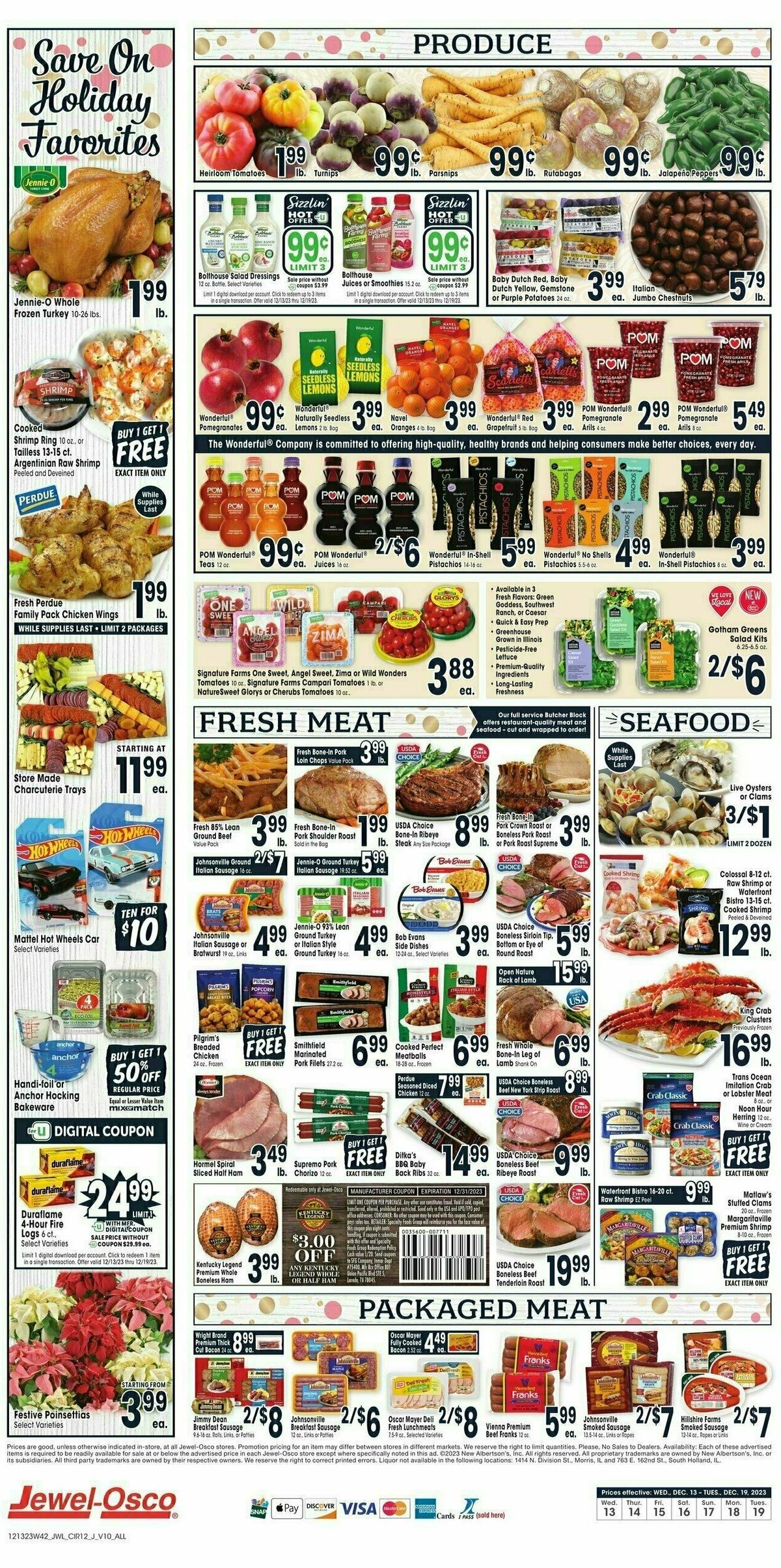 Jewel Osco Weekly Ad from December 13