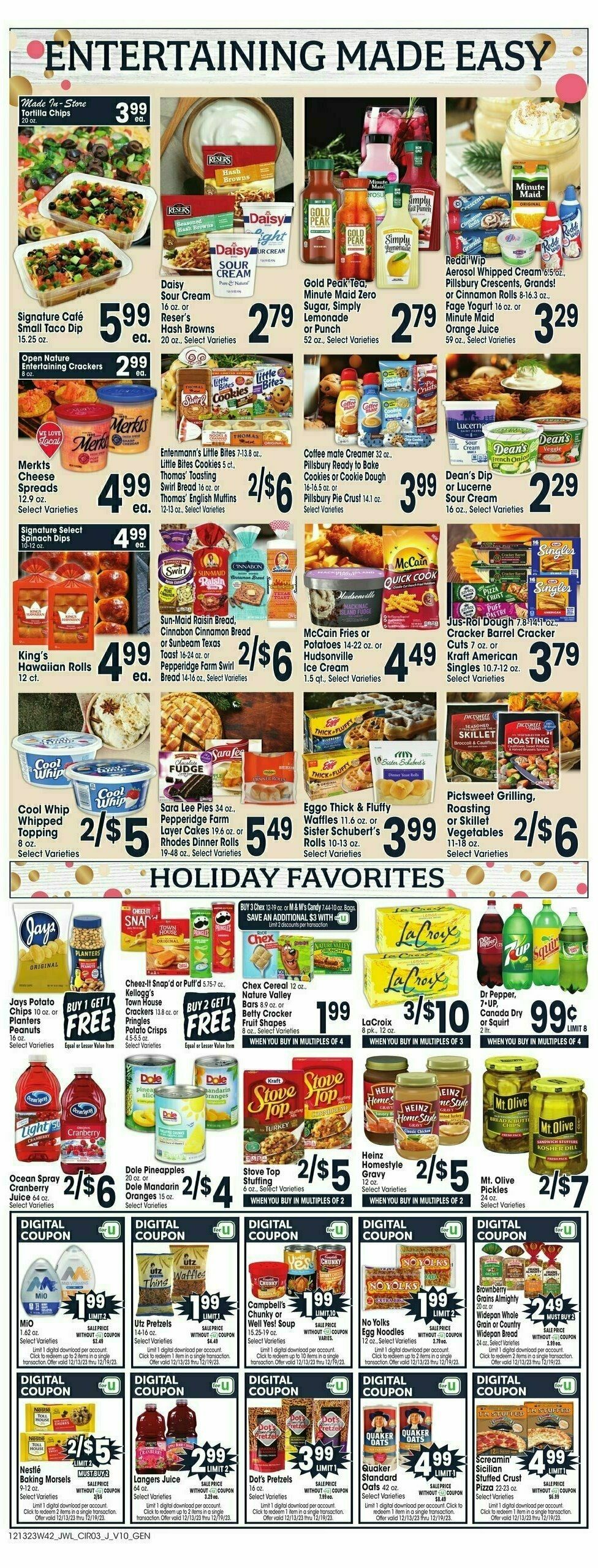Jewel Osco Weekly Ad from December 13