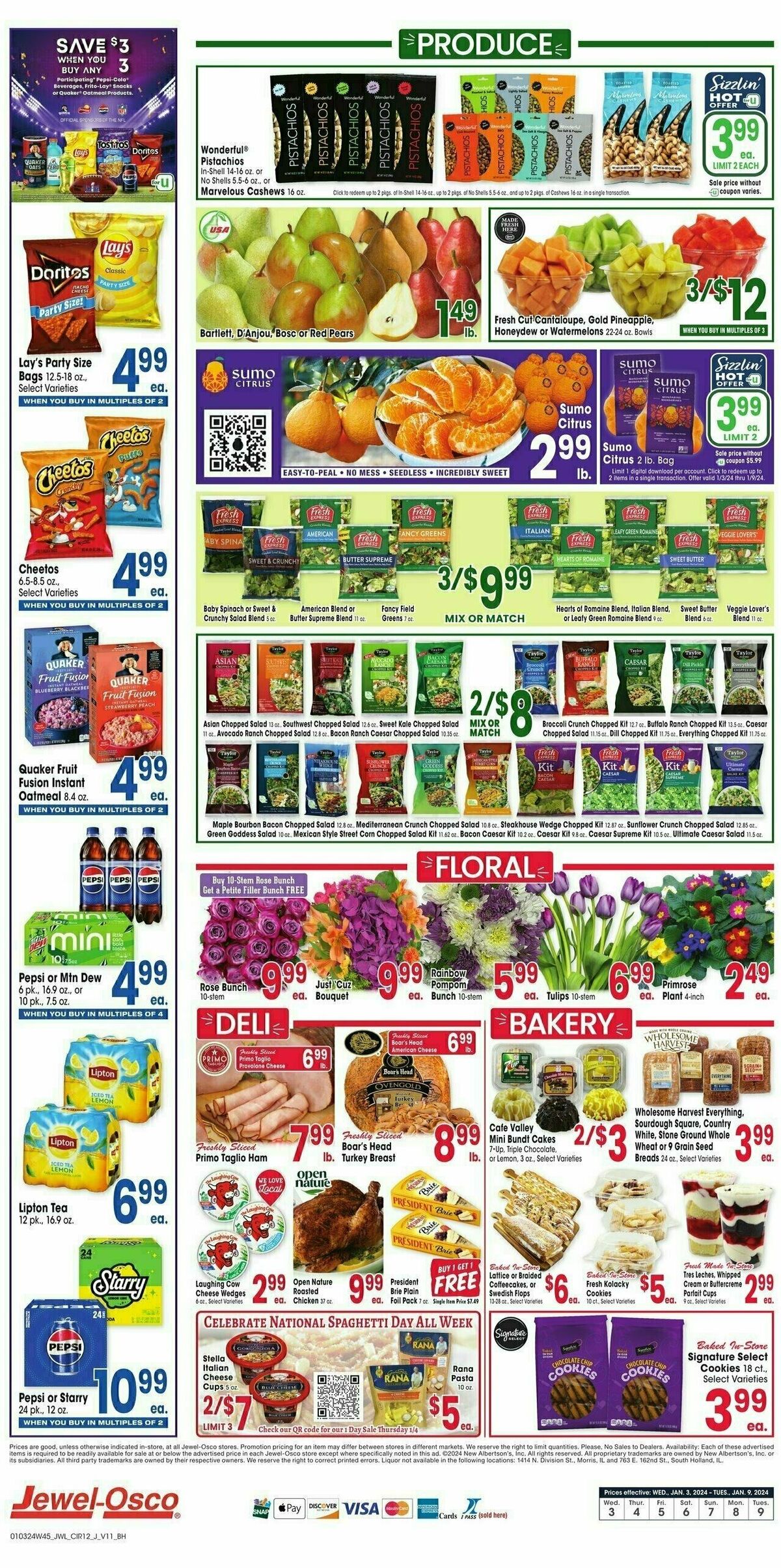 Jewel Osco Weekly Ad from January 3