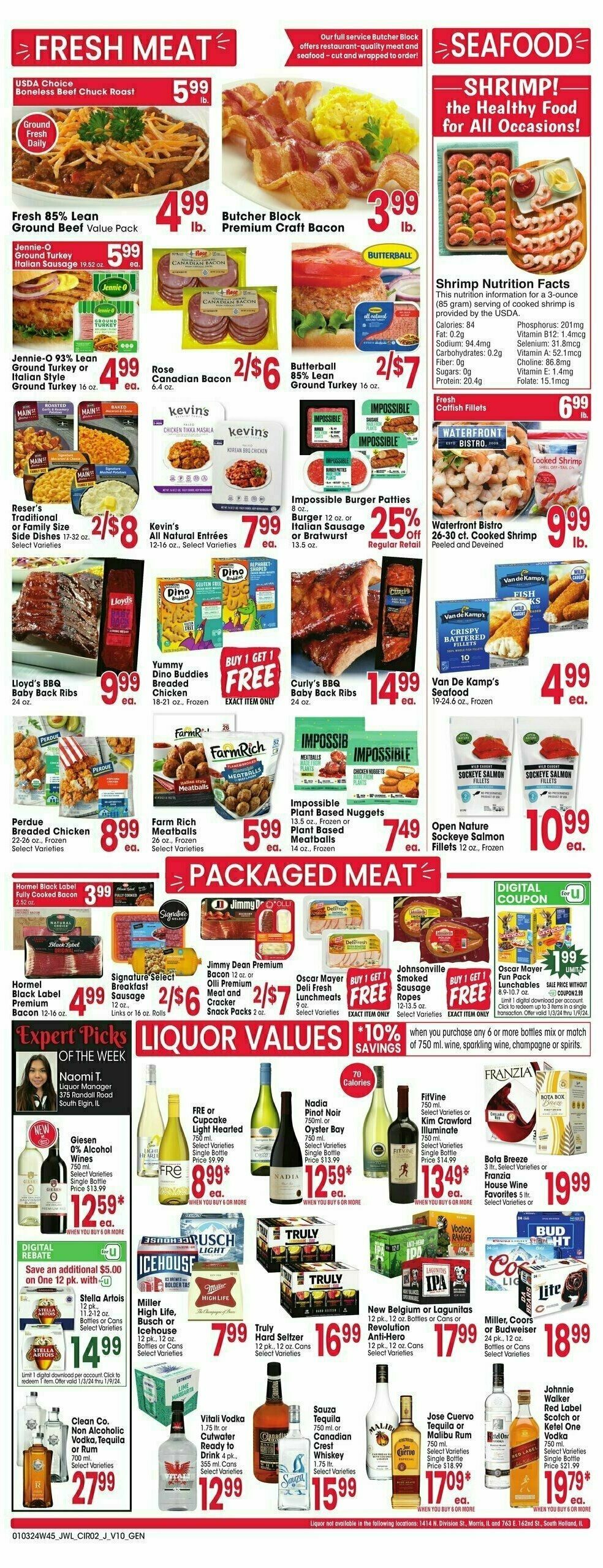 Jewel Osco Weekly Ad from January 3