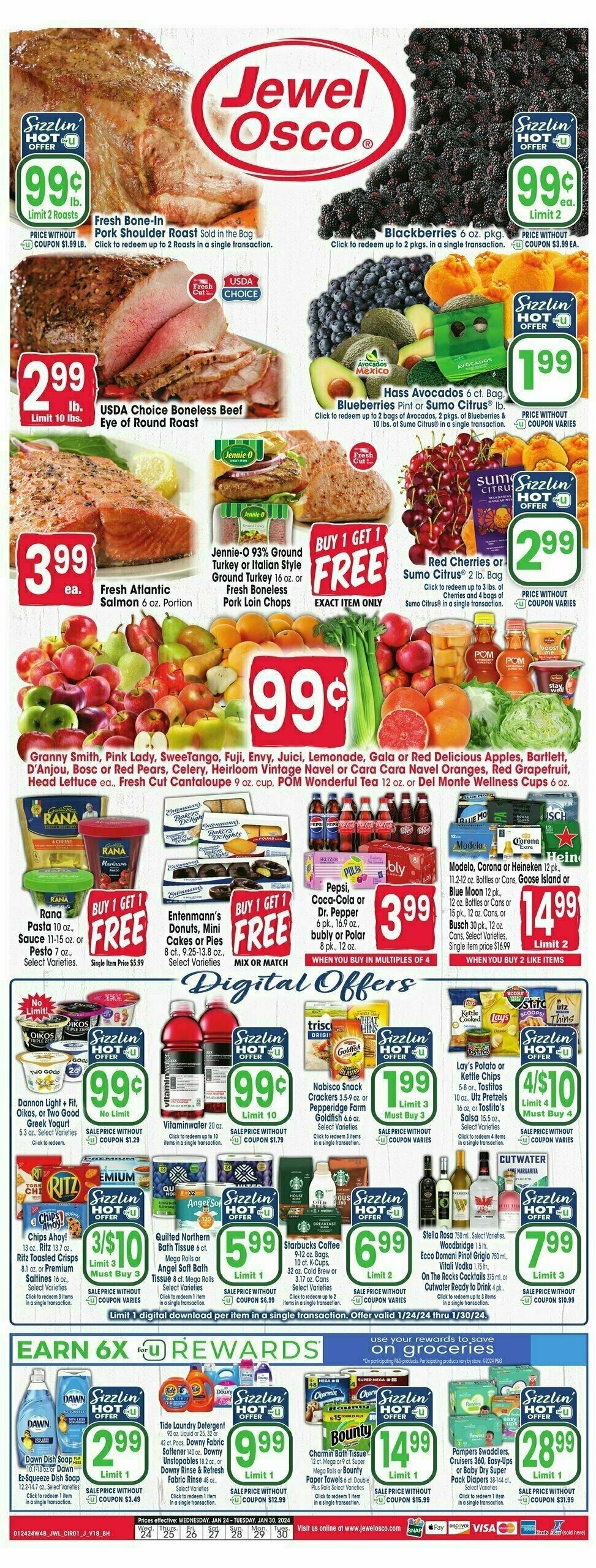 Jewel Osco Weekly Ad from January 24