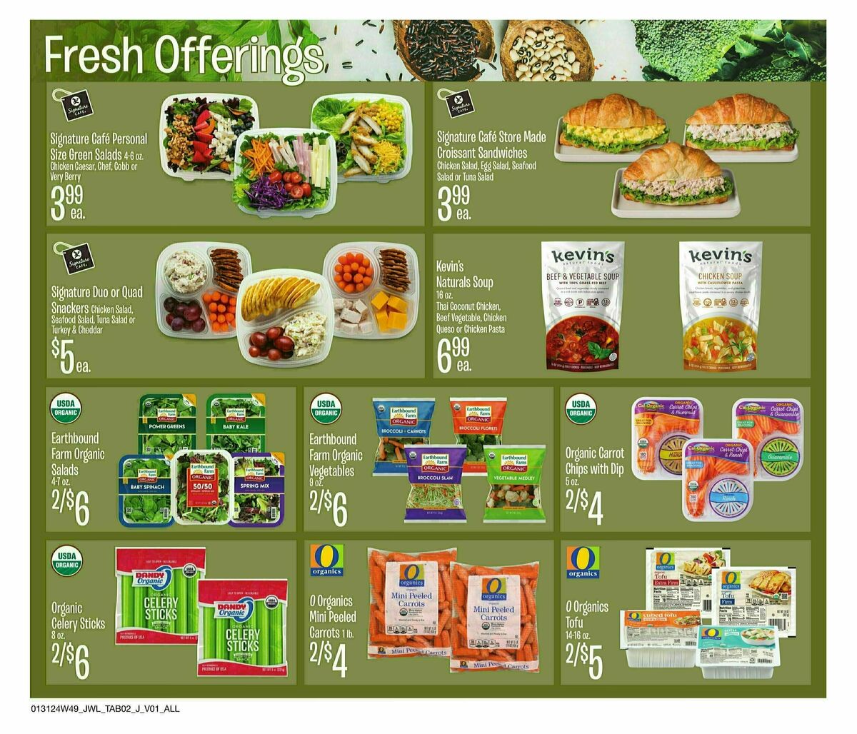 Jewel Osco Natural & Organics Weekly Ad from January 29