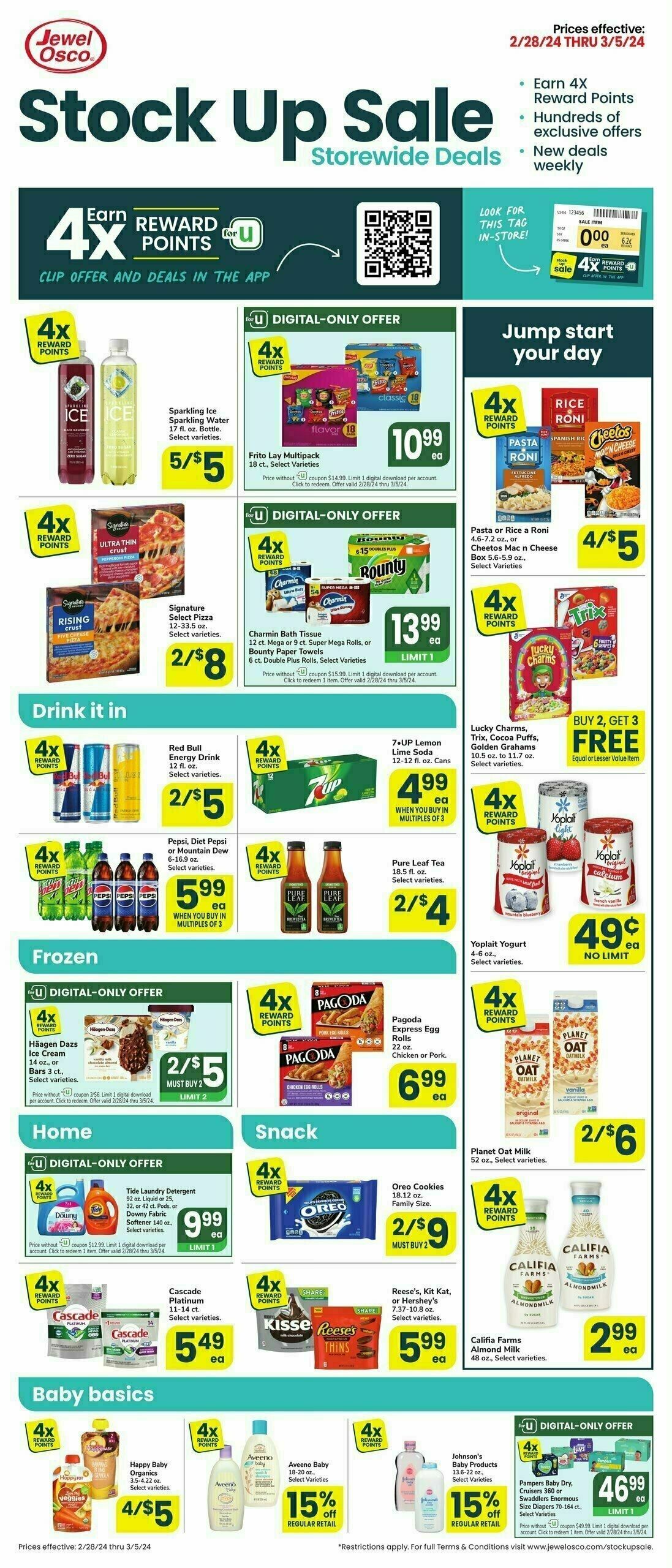 Jewel Osco Stock Up Sale Weekly Ad from February 28