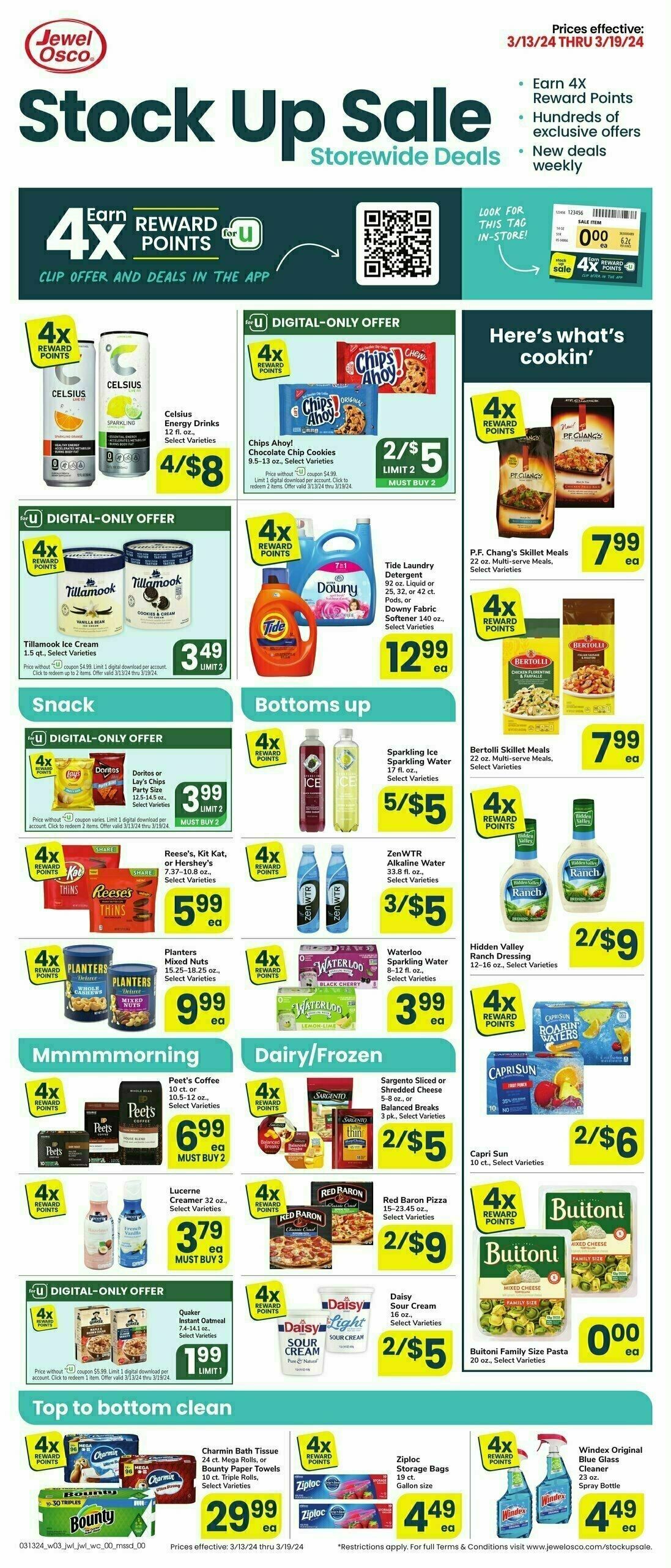 Jewel Osco Stock Up Sale Weekly Ad from March 13