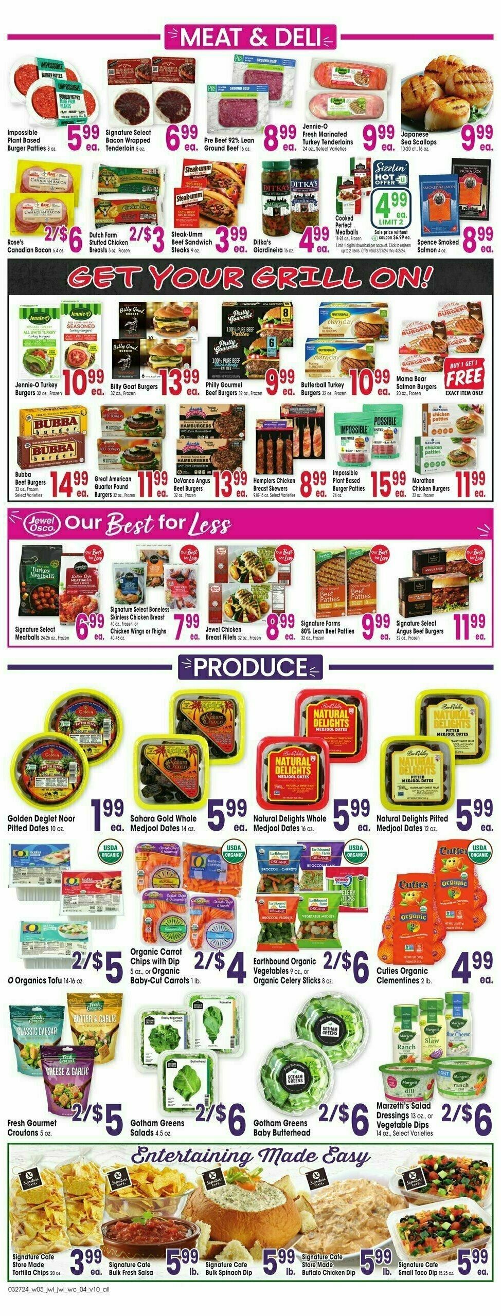 Jewel Osco Weekly Ad from March 27