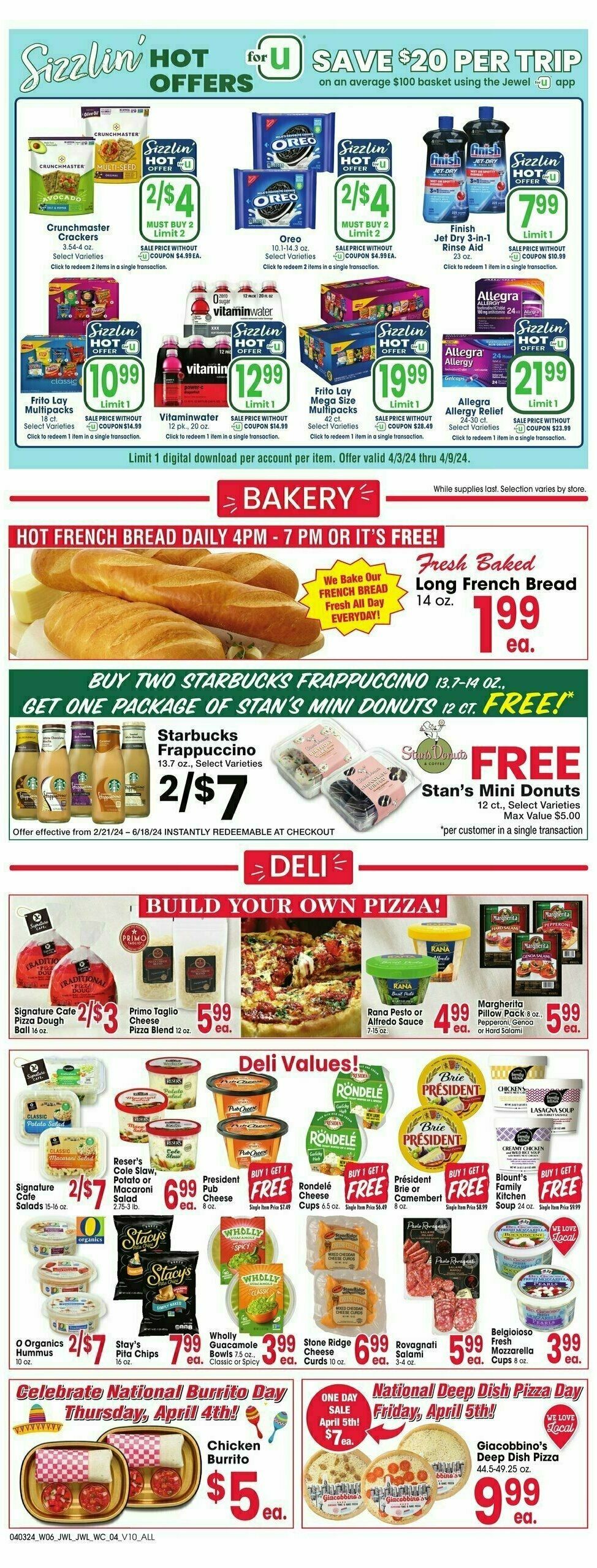 Jewel Osco Weekly Ad from April 3
