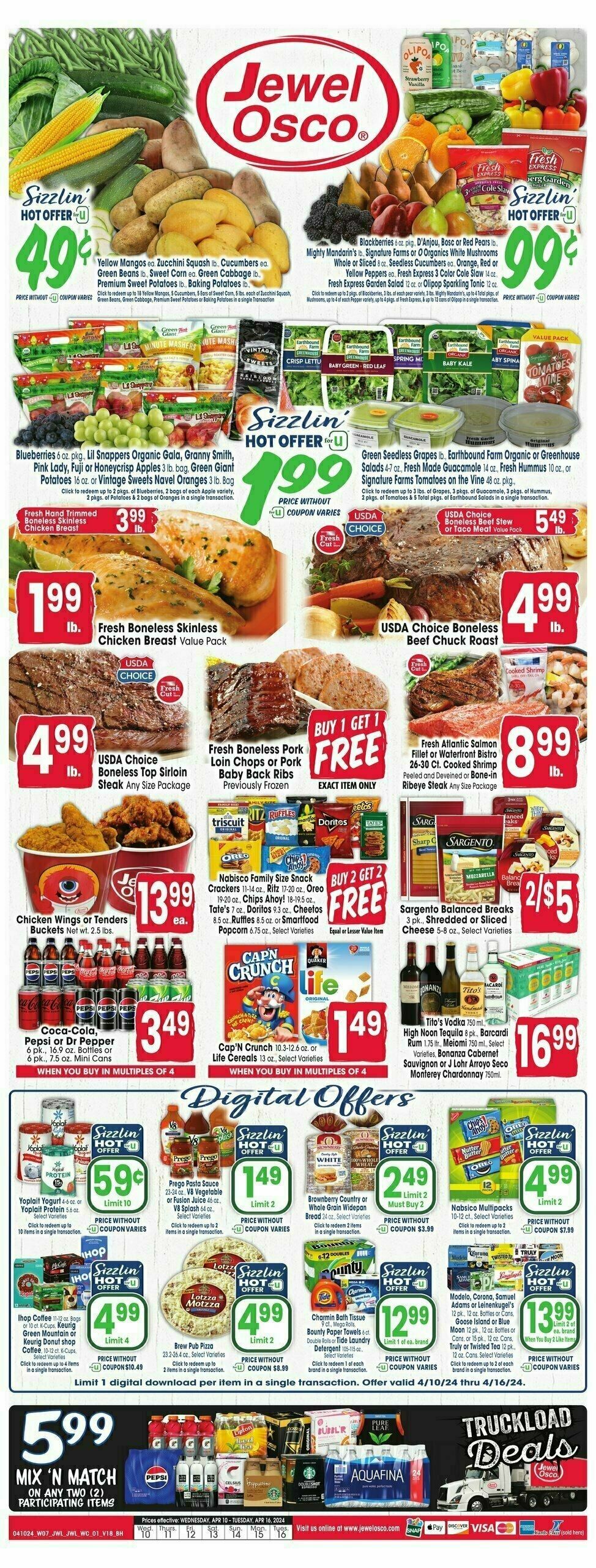 Jewel Osco Weekly Ad from April 10