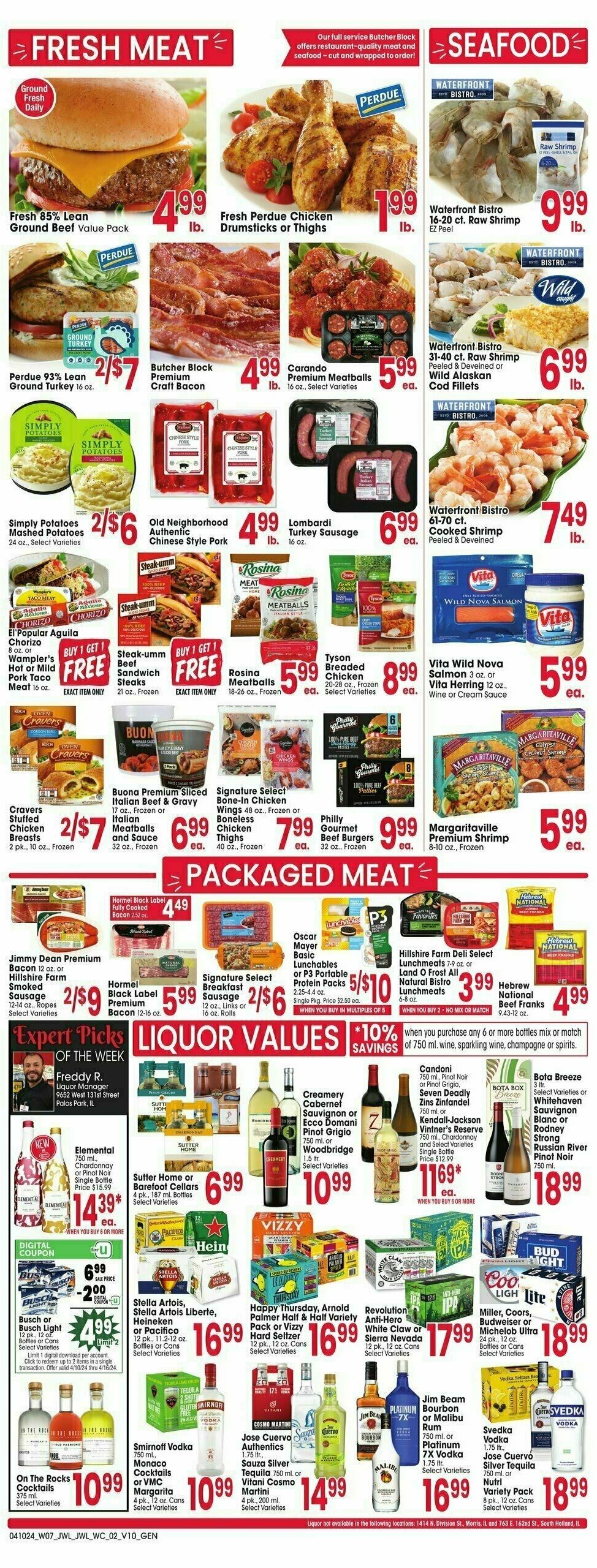Jewel Osco Weekly Ad from April 10
