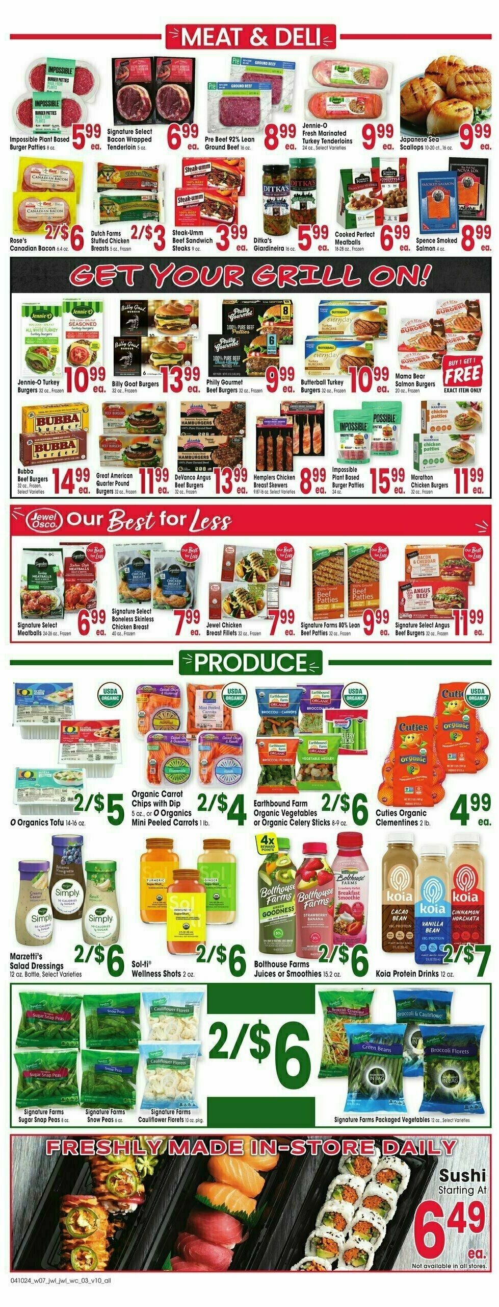 Jewel Osco Weekly Ad from April 10