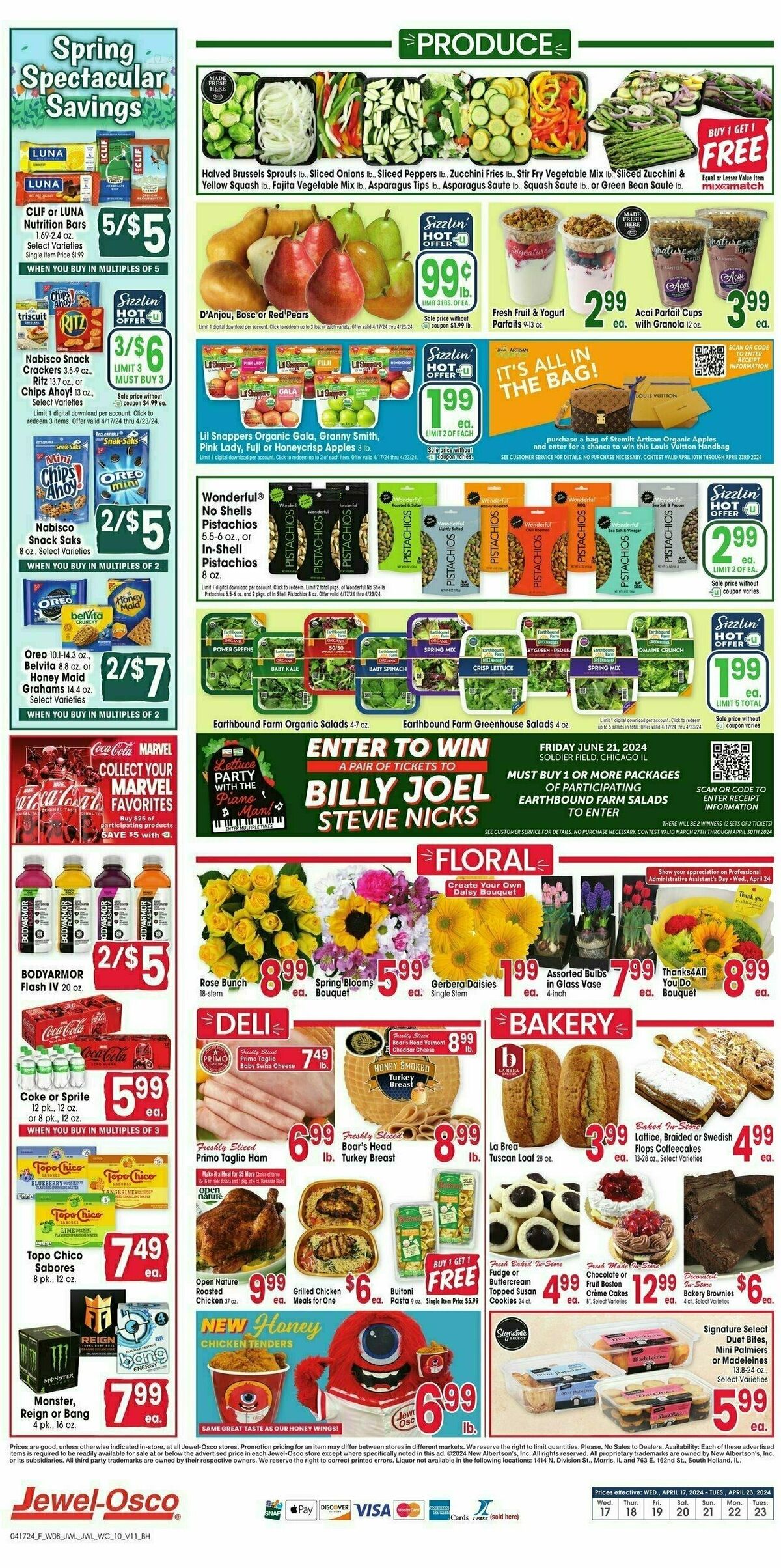 Jewel Osco Weekly Ad from April 17