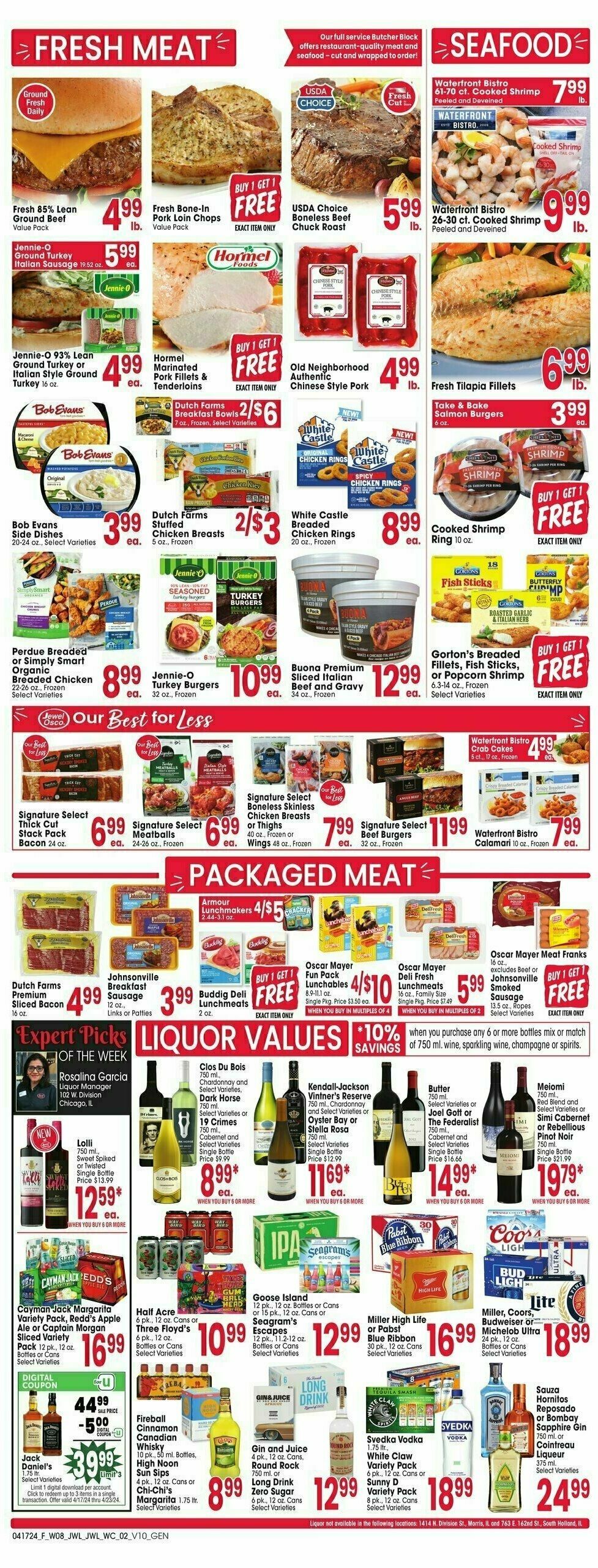 Jewel Osco Weekly Ad from April 17