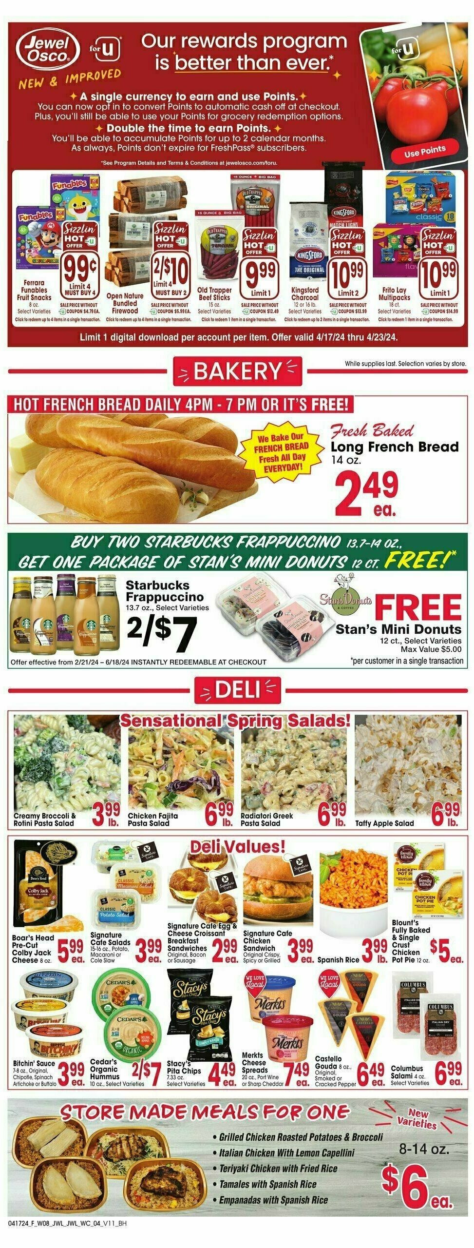 Jewel Osco Weekly Ad from April 17