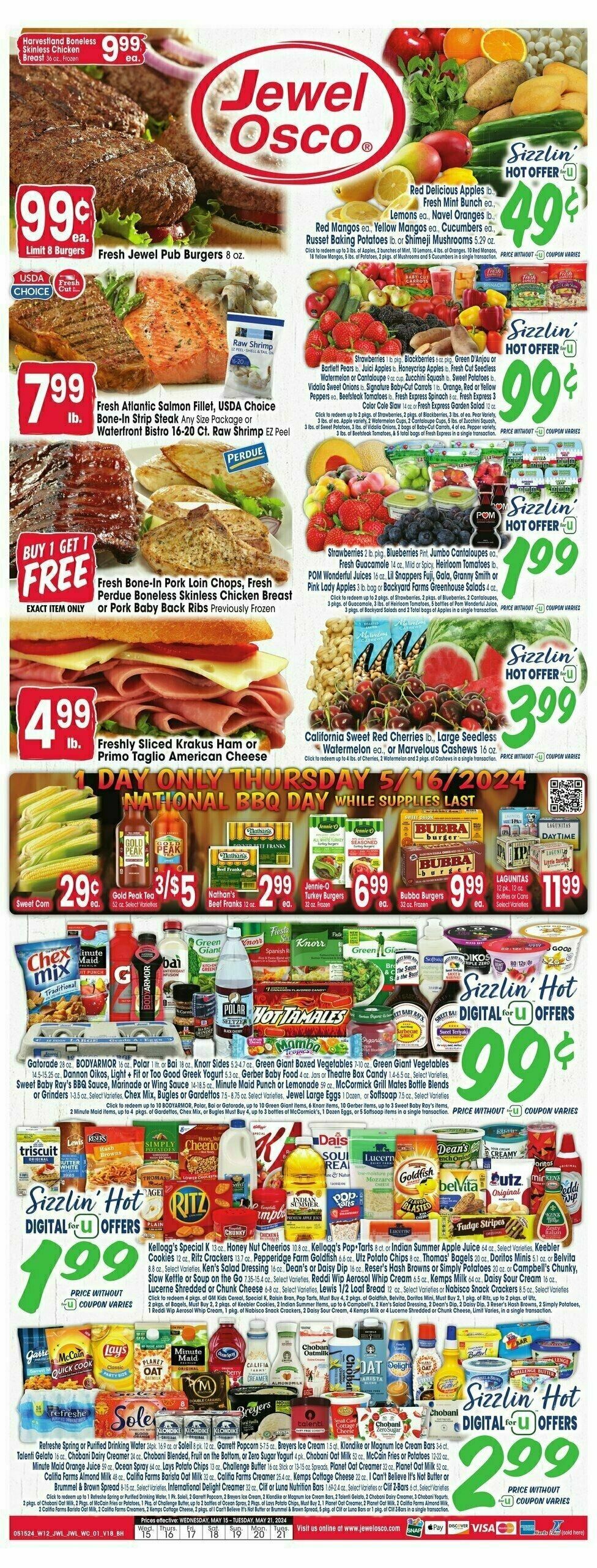 Jewel Osco Weekly Ad from May 15