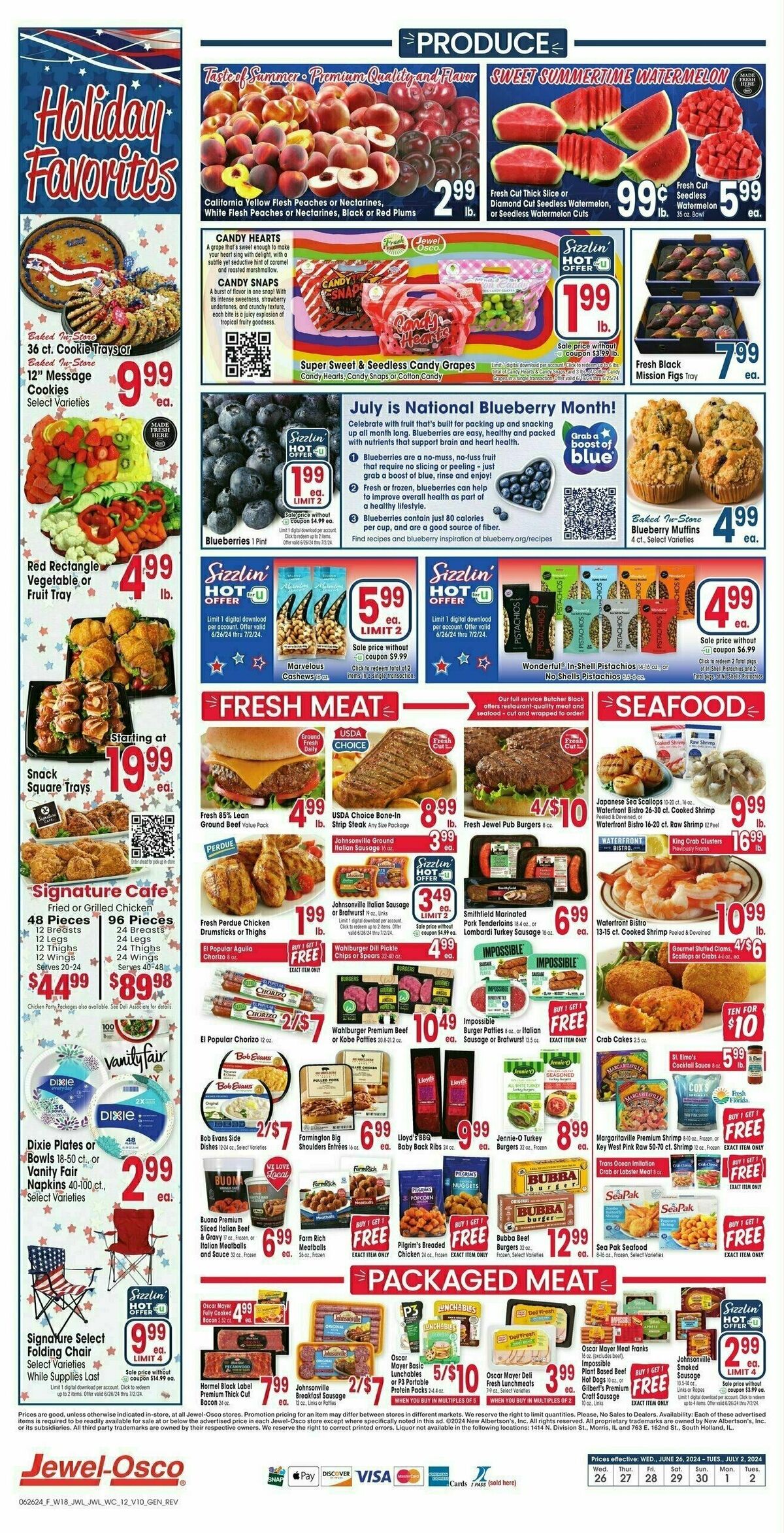 Jewel Osco Weekly Ad from June 26