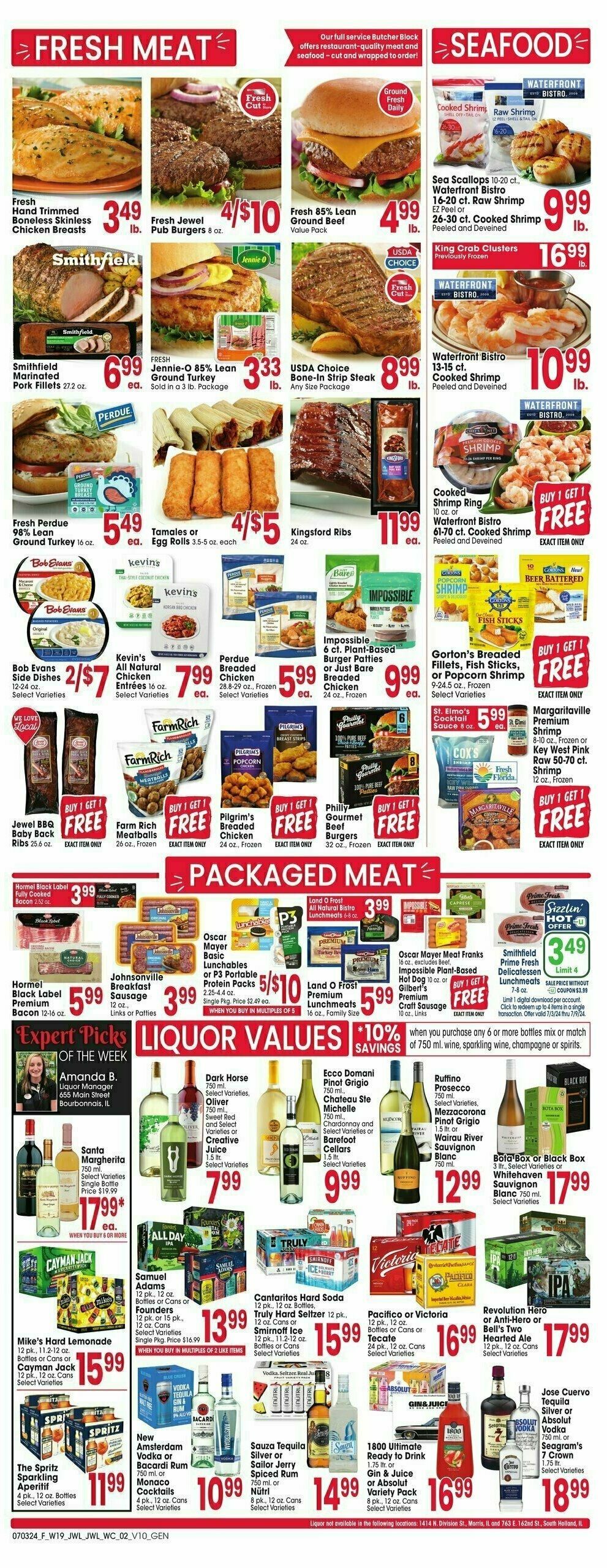Jewel Osco Weekly Ad from July 3