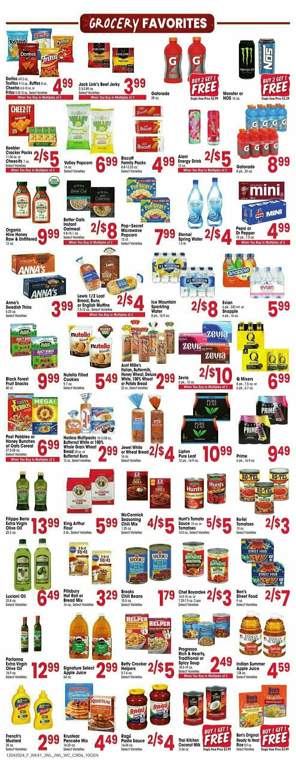Jewel Osco Weekly Ad from December 4