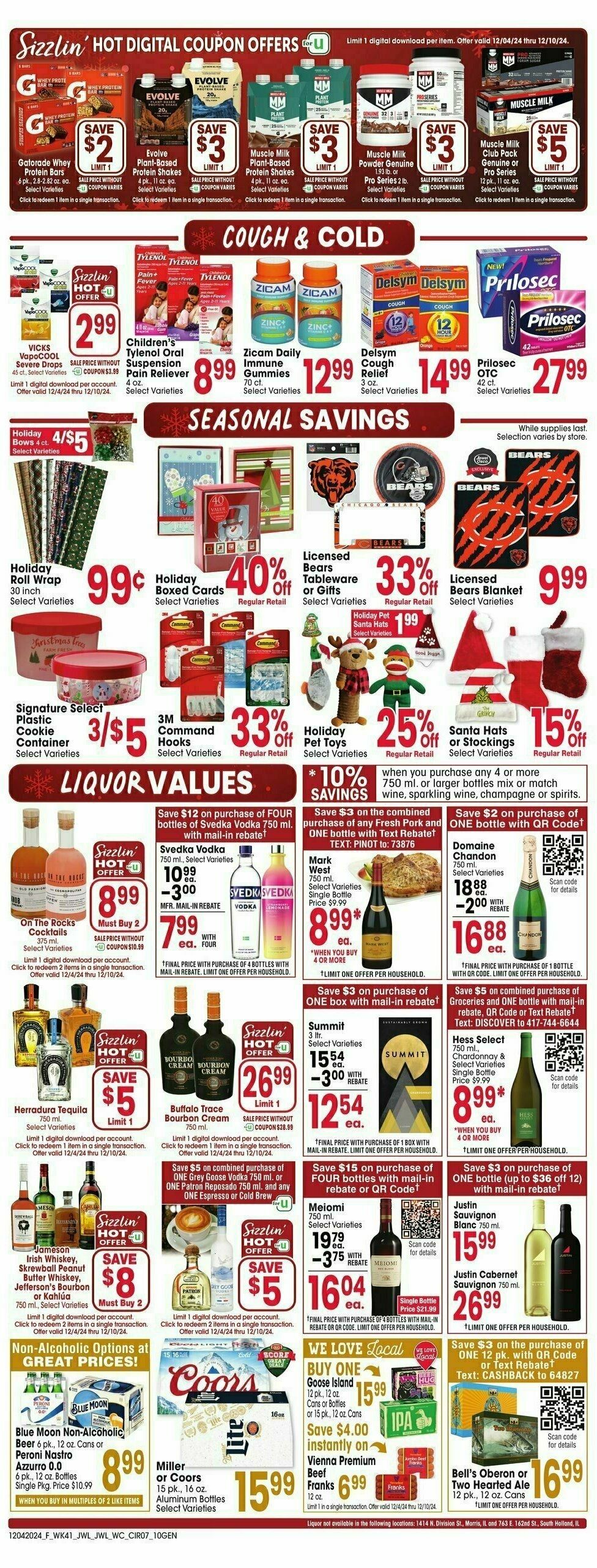 Jewel Osco Weekly Ad from December 4