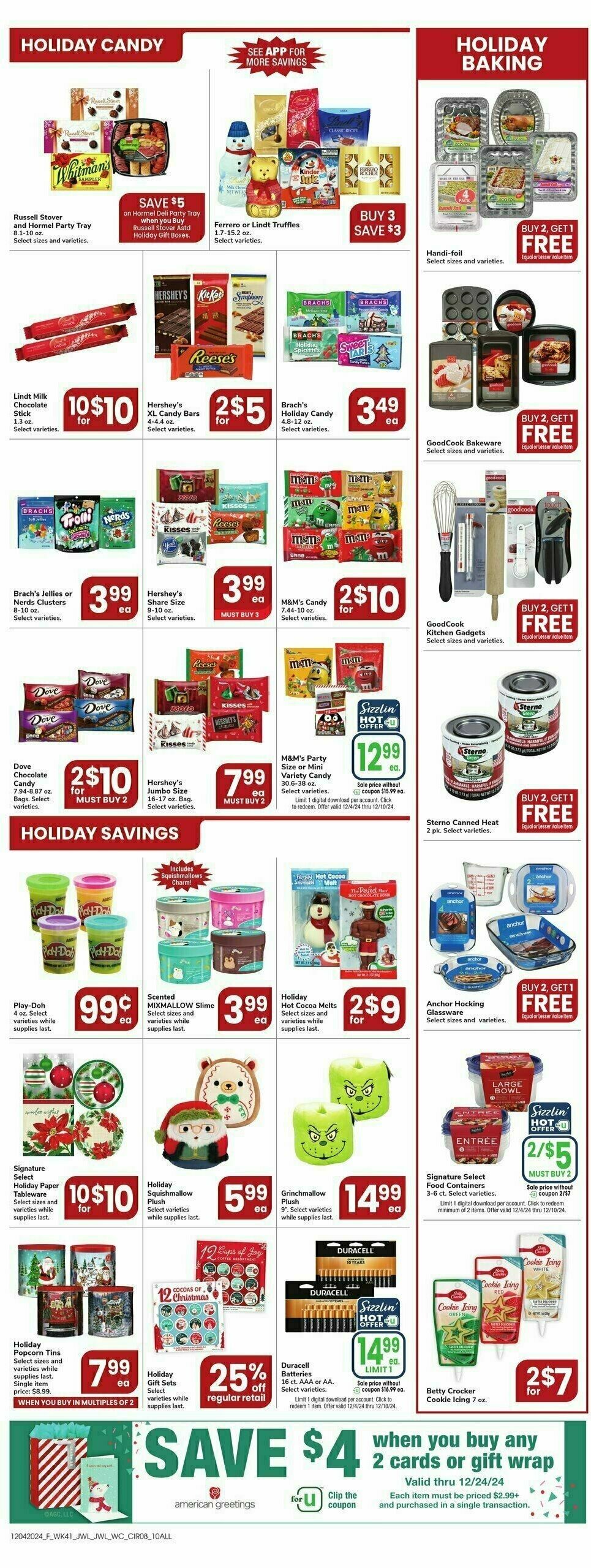 Jewel Osco Weekly Ad from December 4