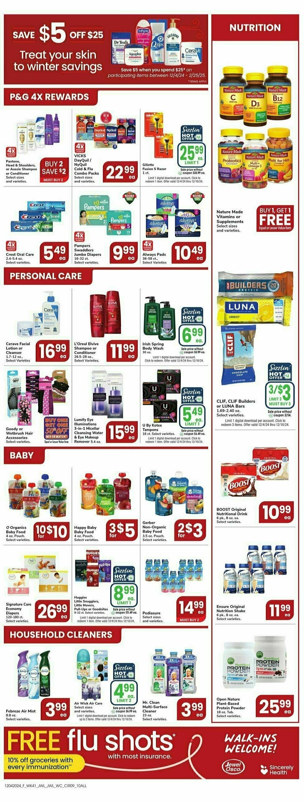 Jewel Osco Weekly Ad from December 4