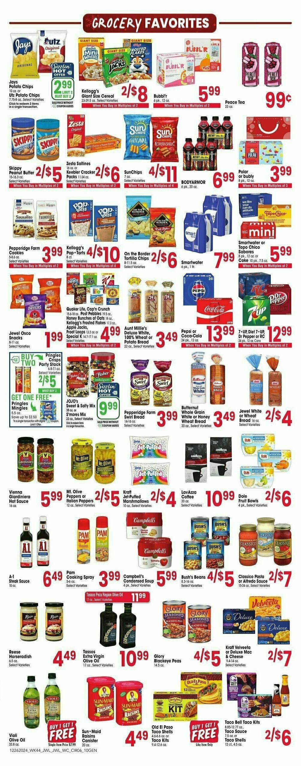 Jewel Osco Weekly Ad from December 26