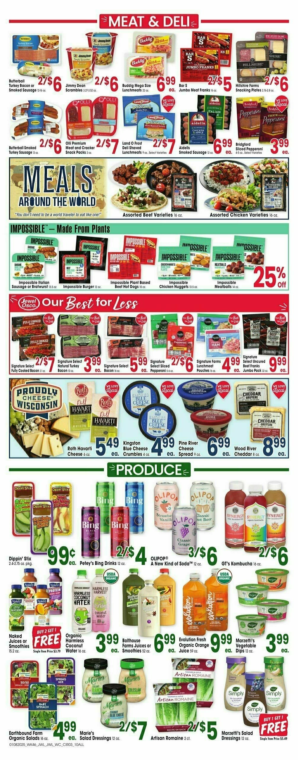 Jewel Osco Weekly Ad from January 8