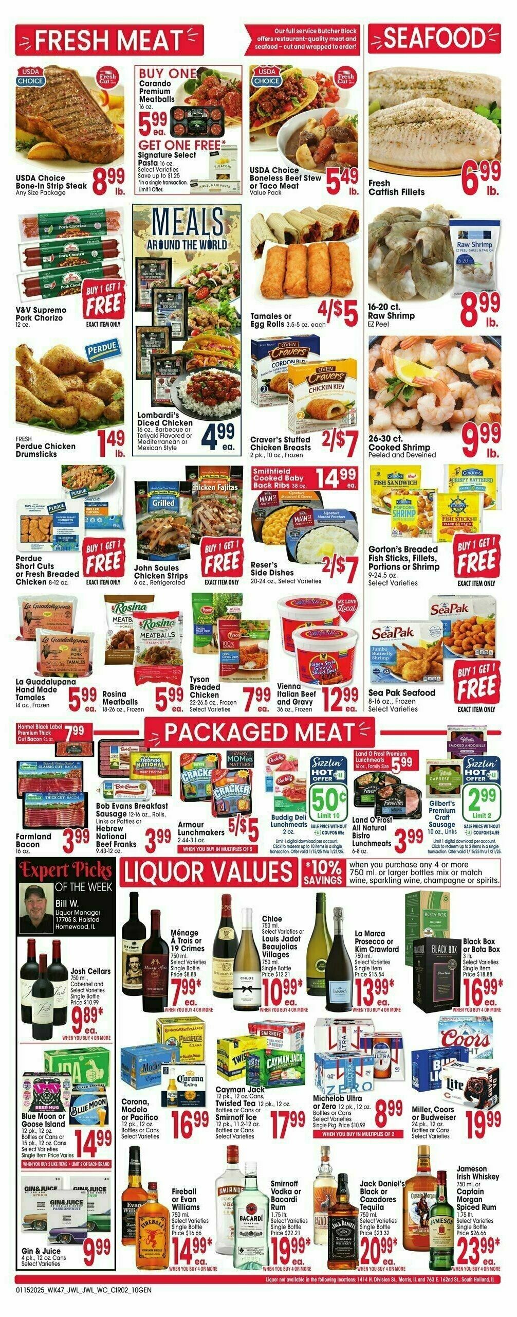 Jewel Osco Weekly Ad from January 15