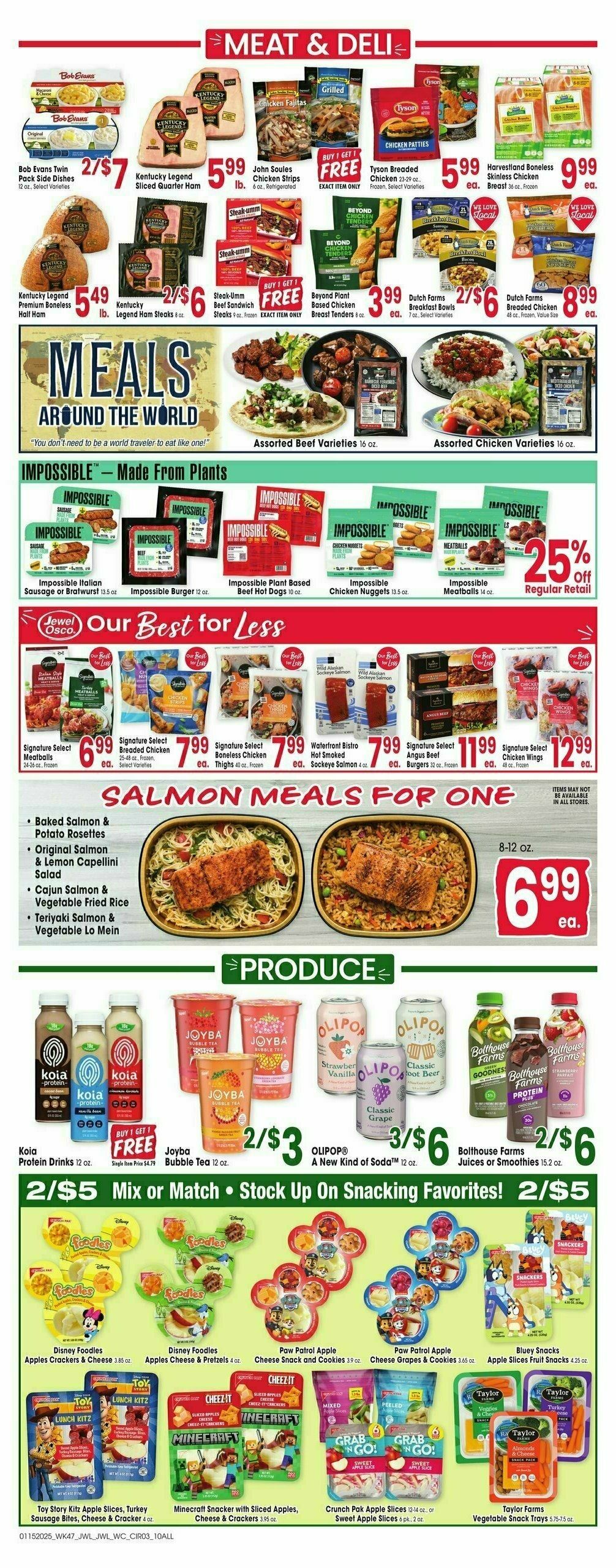 Jewel Osco Weekly Ad from January 15