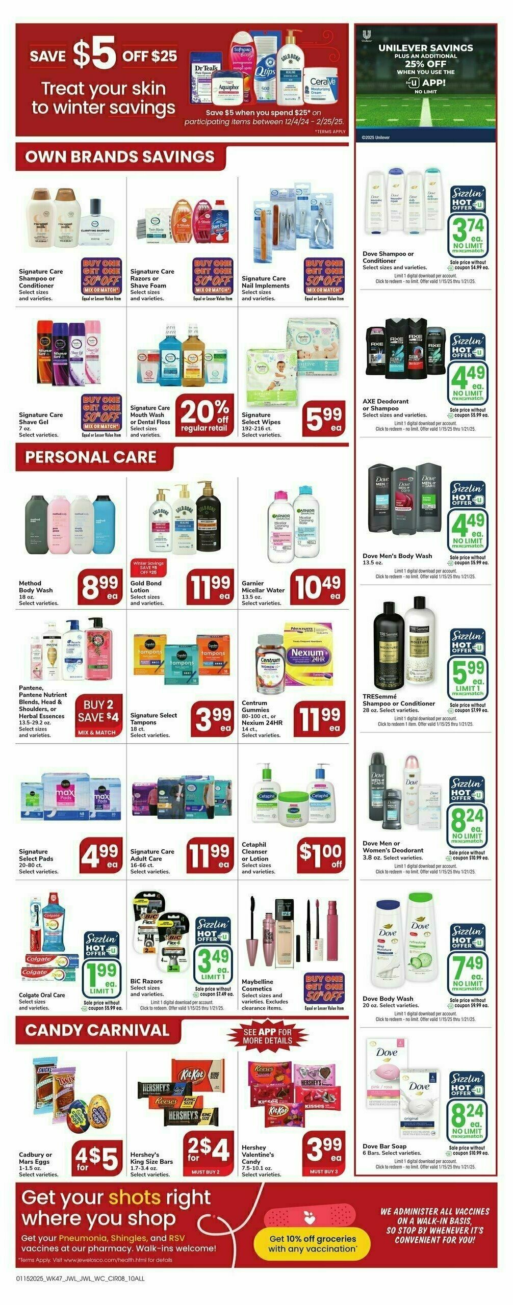 Jewel Osco Weekly Ad from January 15