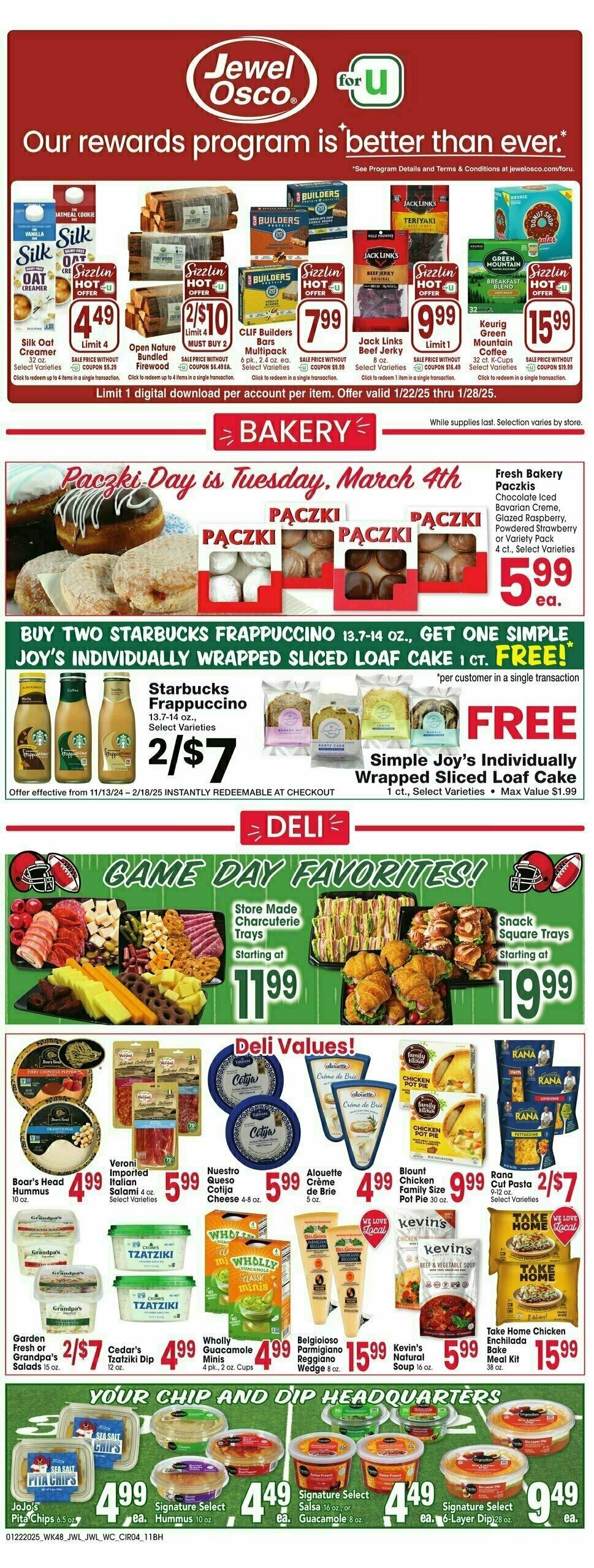 Jewel Osco Weekly Ad from January 22