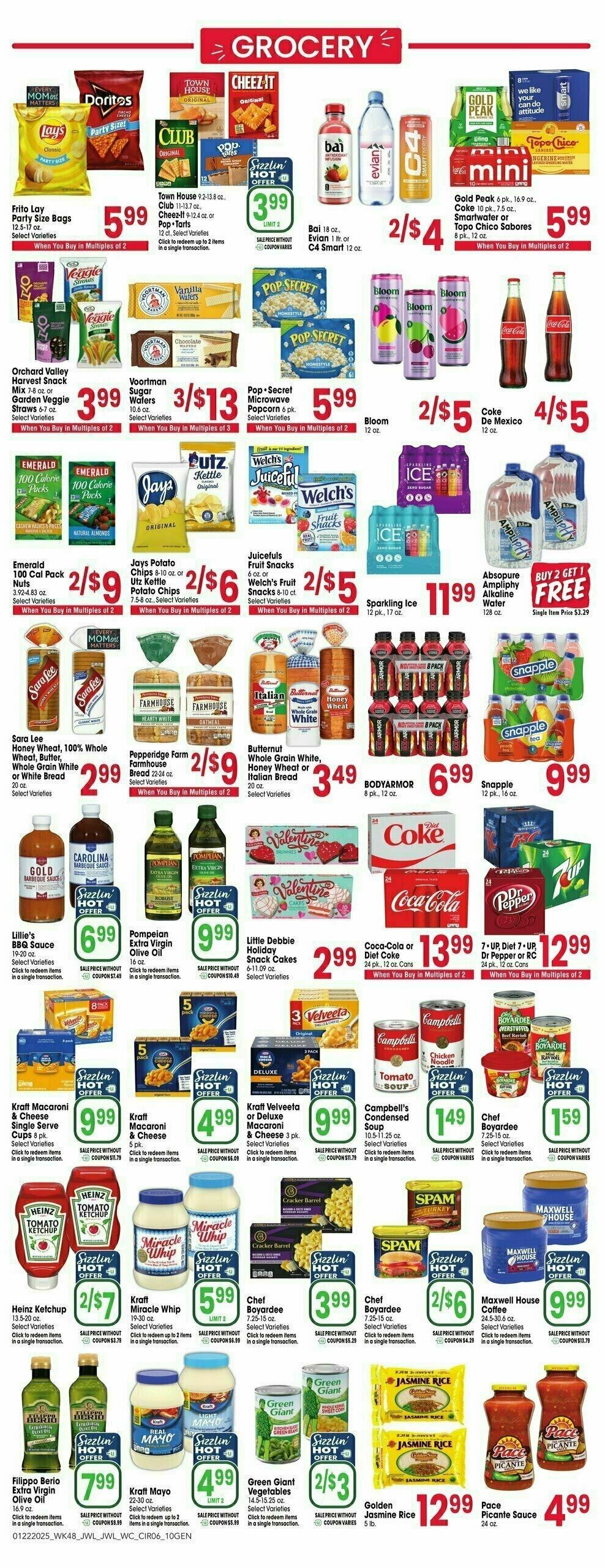 Jewel Osco Weekly Ad from January 22