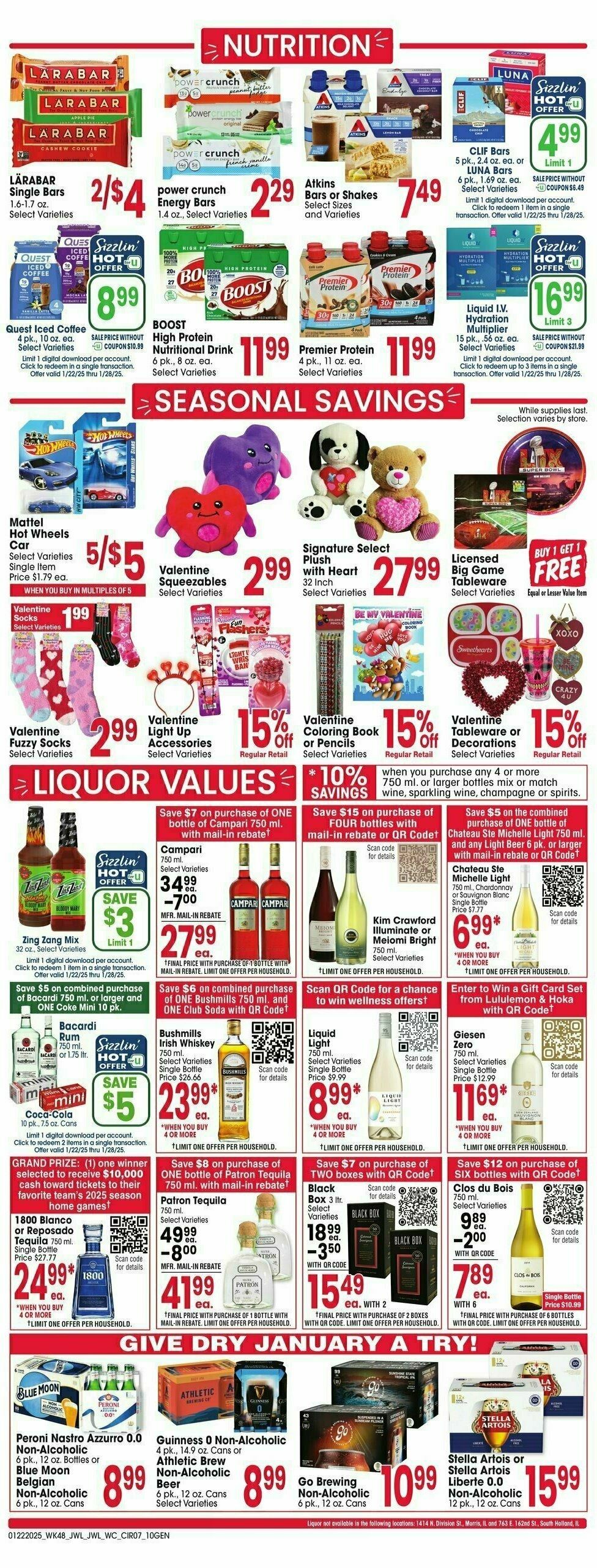 Jewel Osco Weekly Ad from January 22