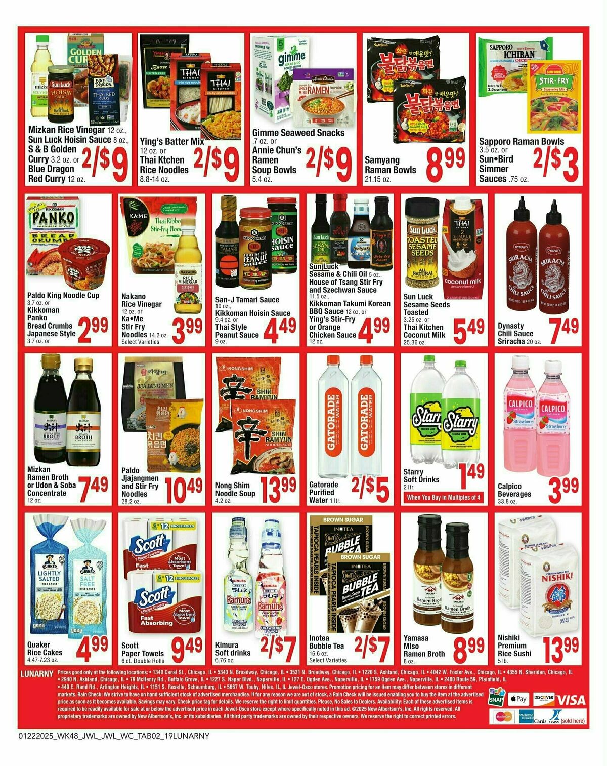Jewel Osco Specialty Publication Weekly Ad from January 22