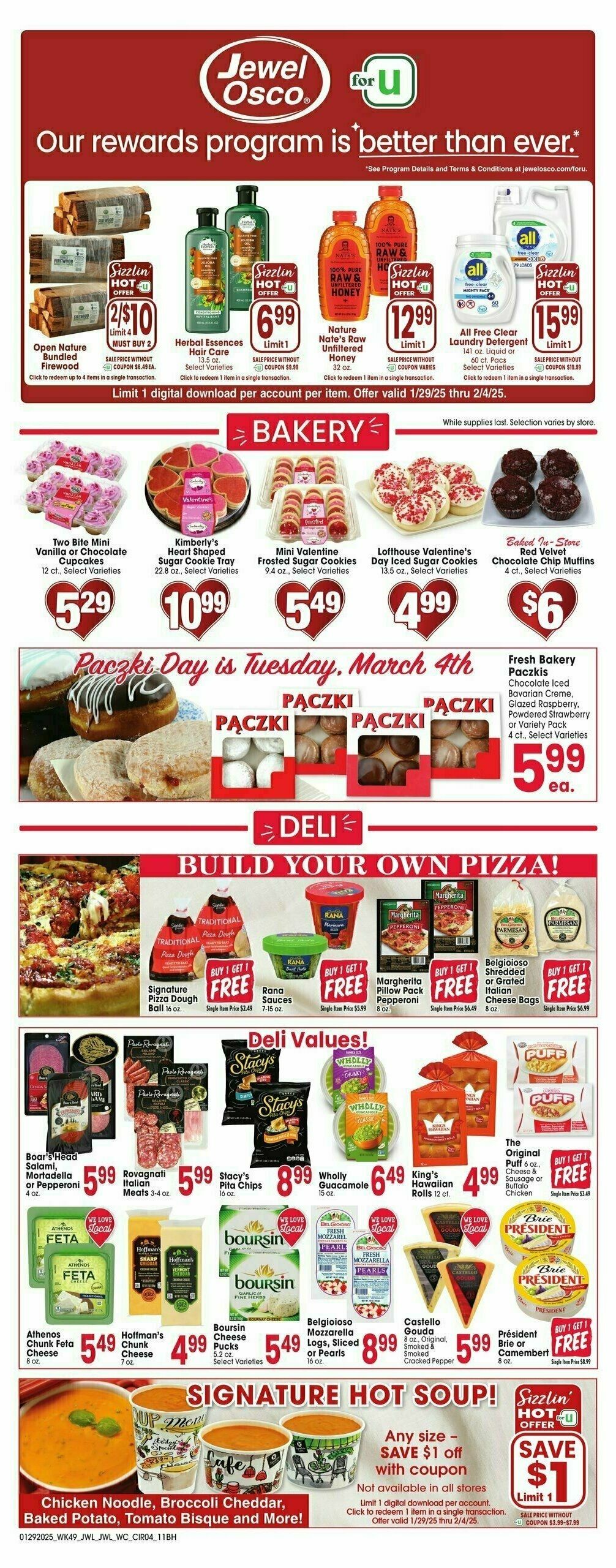 Jewel Osco Weekly Ad from January 29