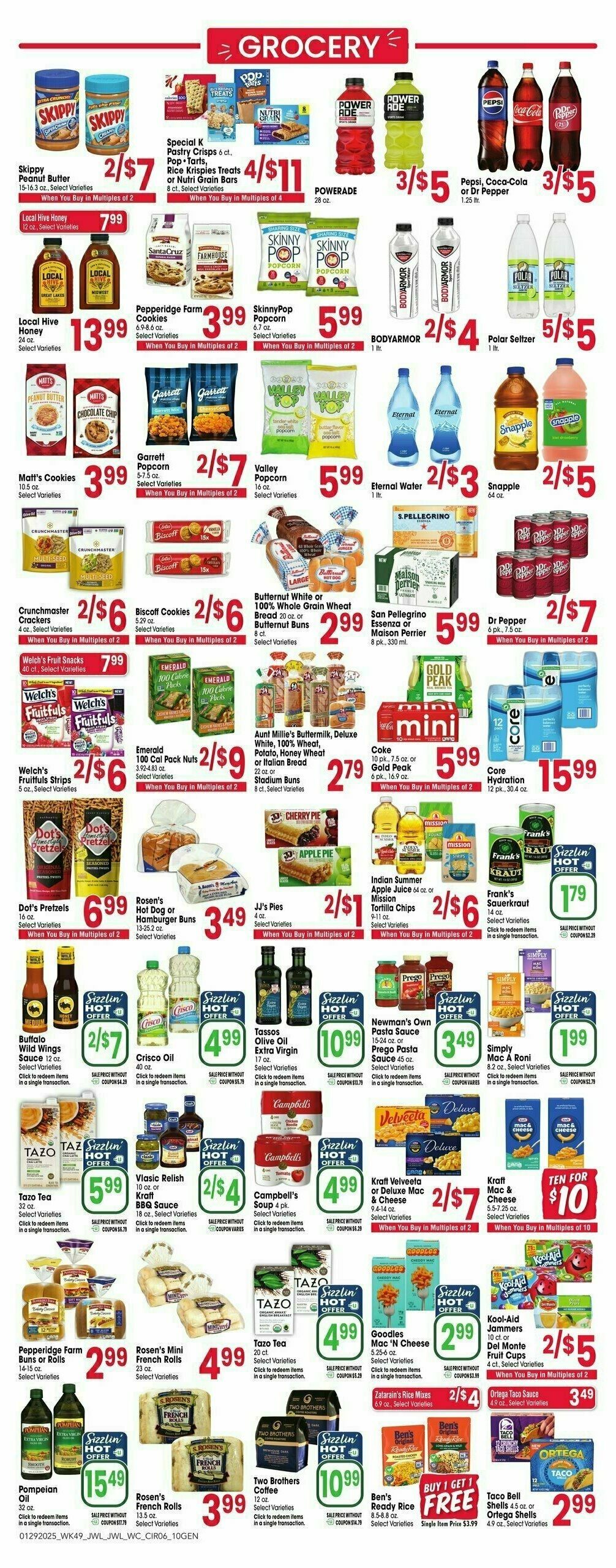 Jewel Osco Weekly Ad from January 29