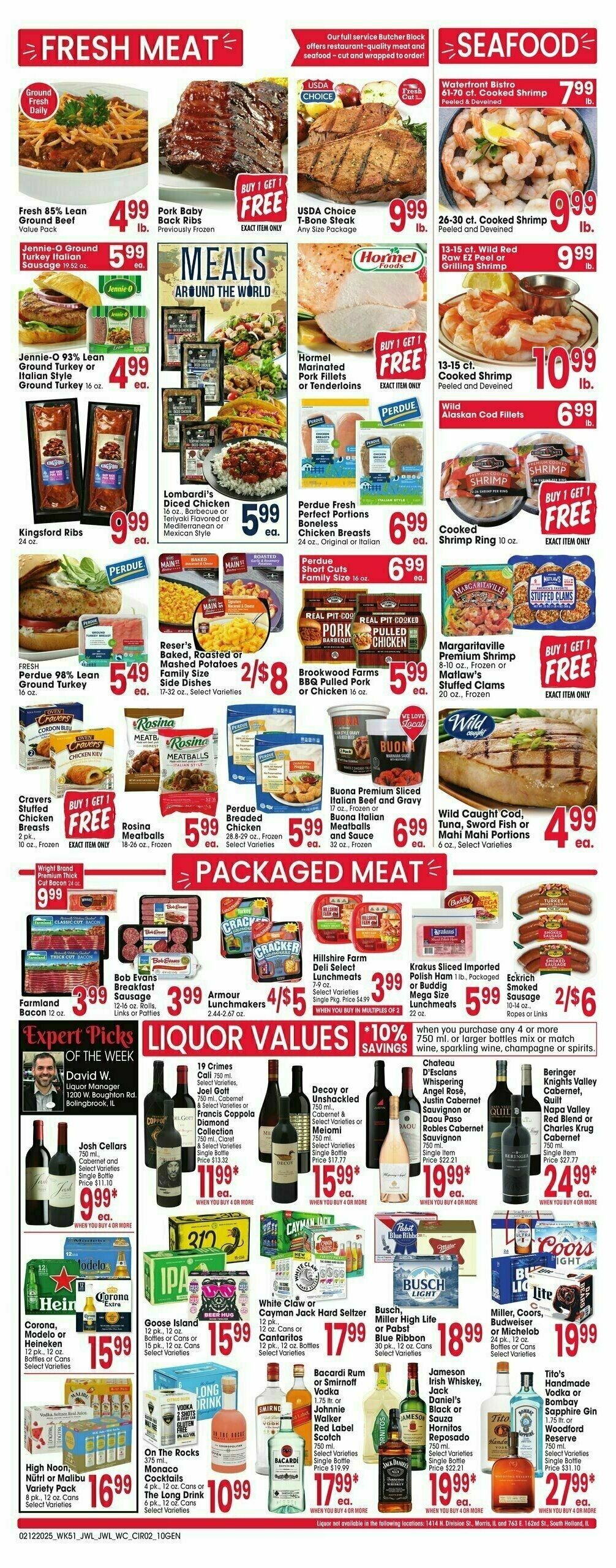 Jewel Osco Weekly Ad from February 12