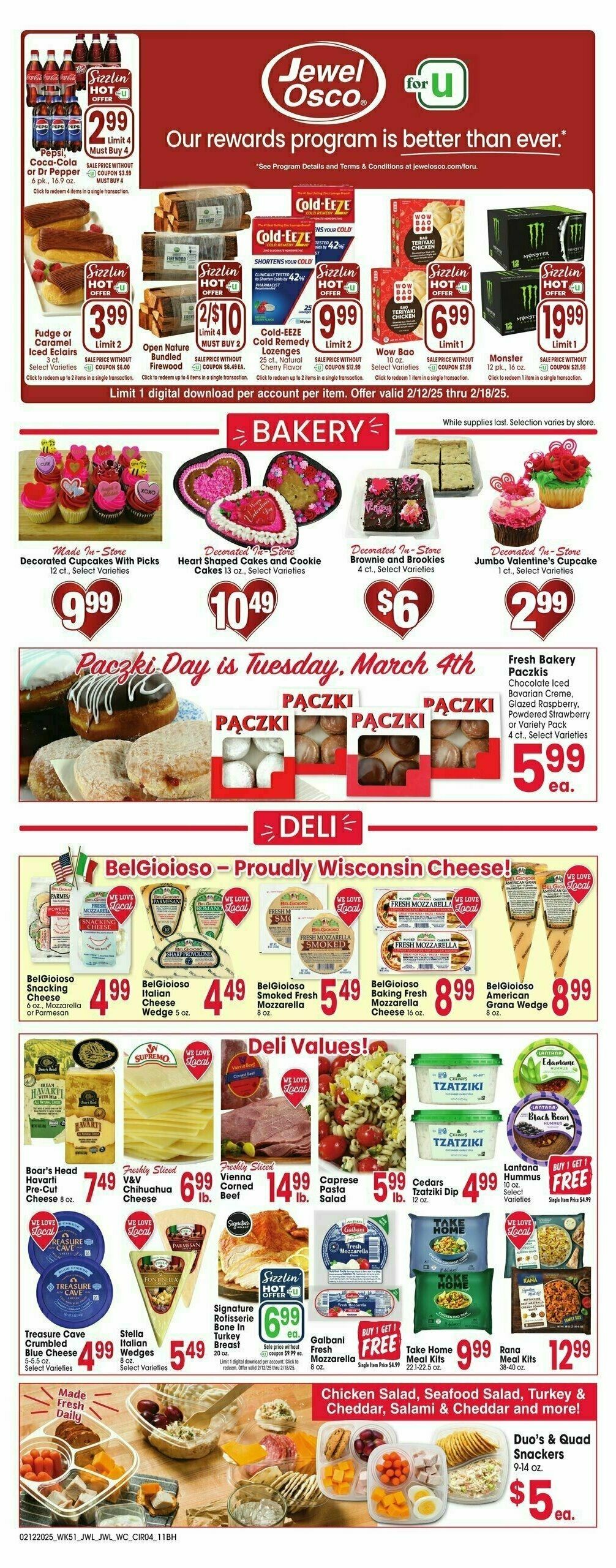 Jewel Osco Weekly Ad from February 12