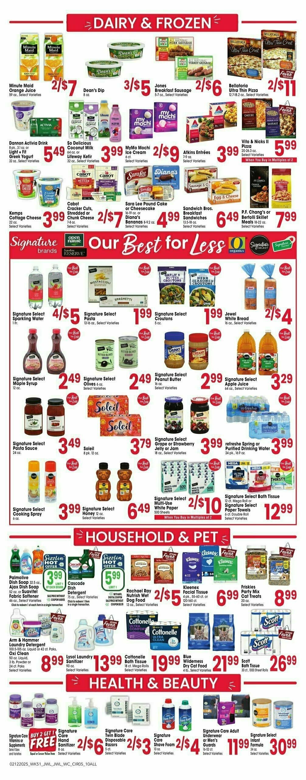 Jewel Osco Weekly Ad from February 12