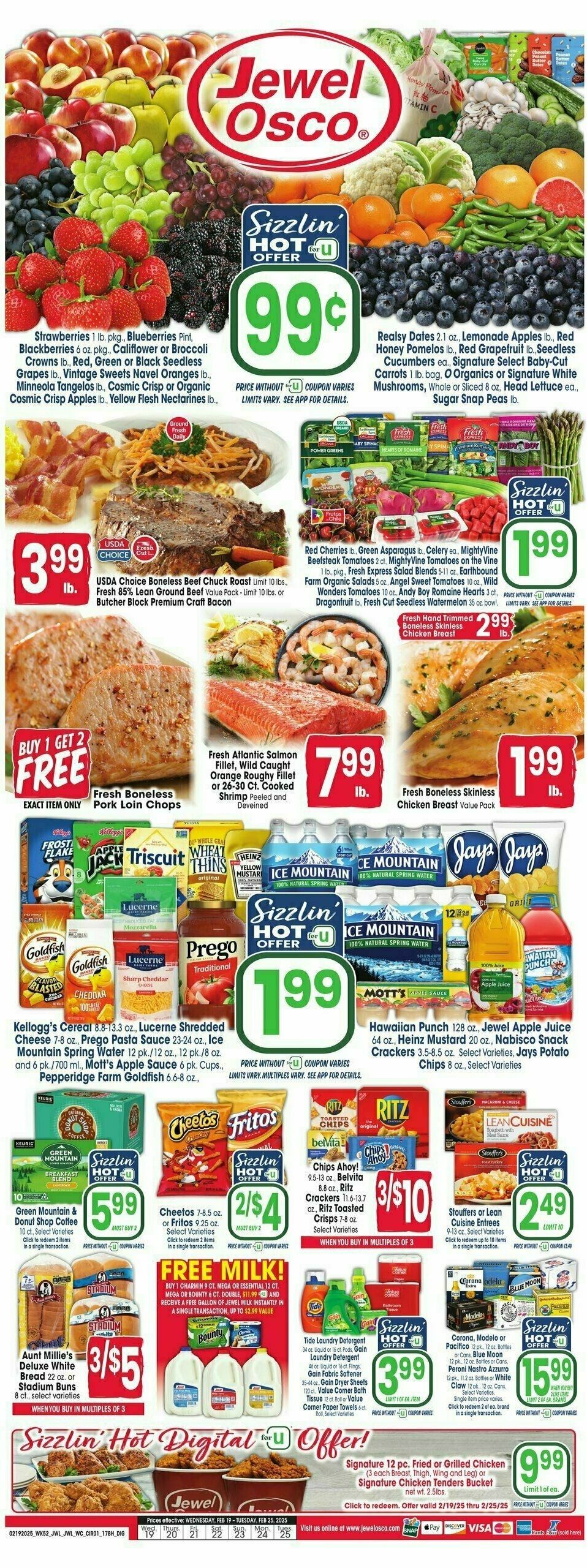 Jewel Osco Weekly Ad from February 19