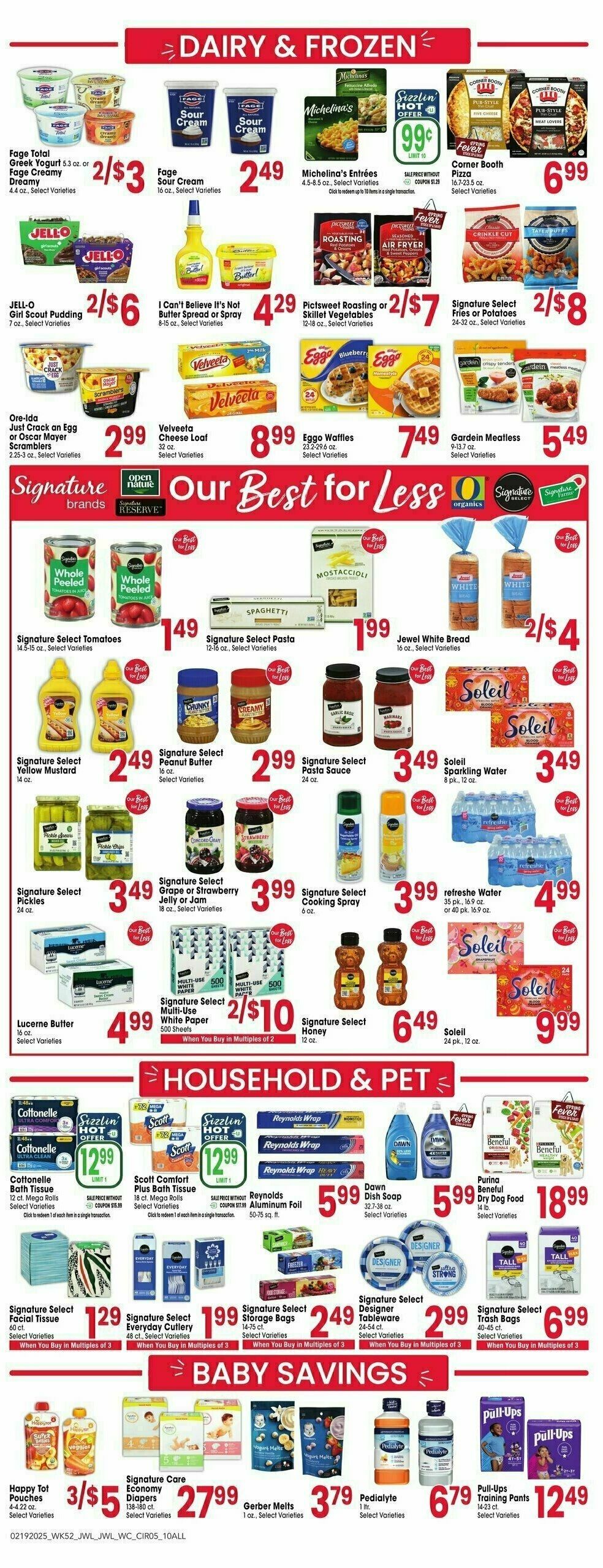 Jewel Osco Weekly Ad from February 19