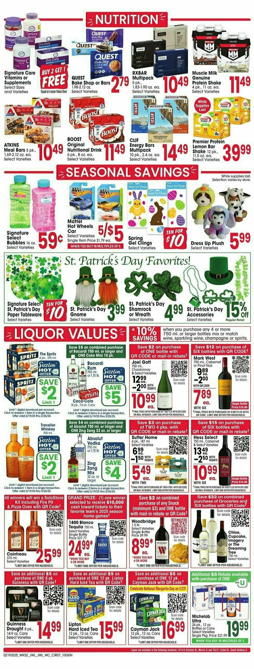 Jewel Osco Weekly Ad from February 19
