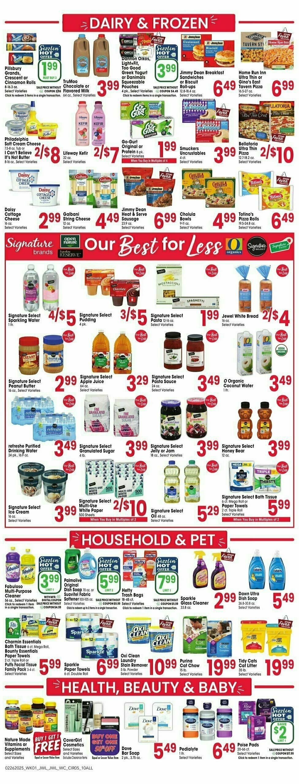 Jewel Osco Weekly Ad from February 26