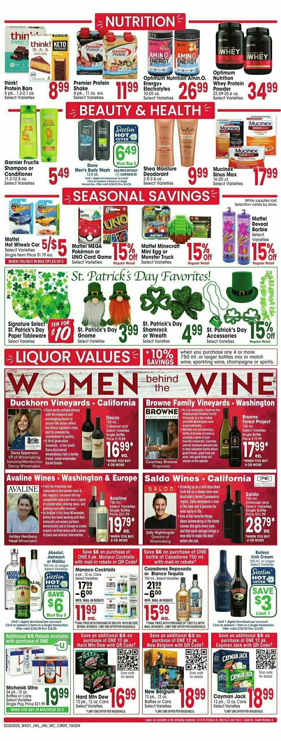 Jewel Osco Weekly Ad from February 26