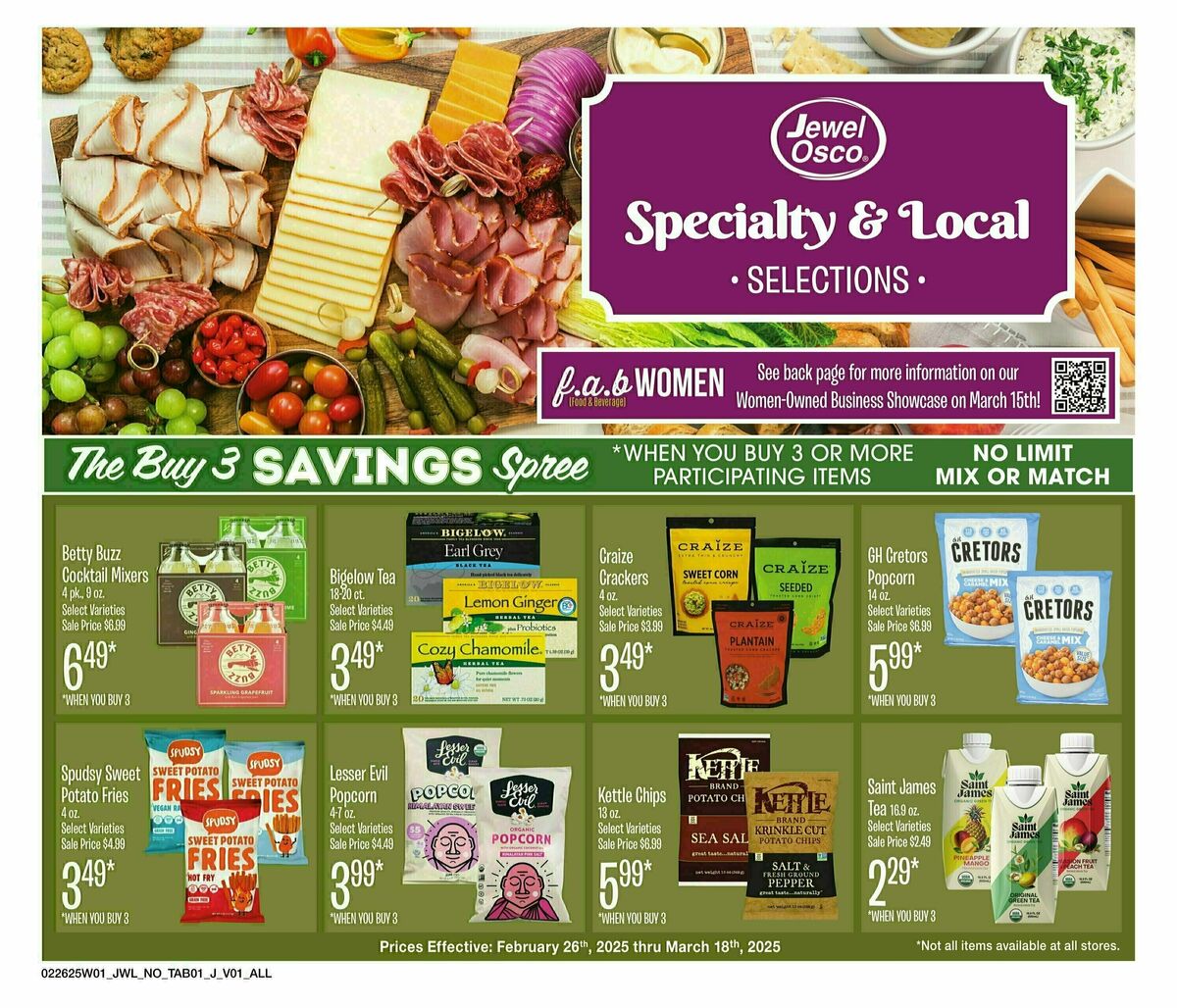 Jewel Osco Organics Guide Weekly Ad from February 26