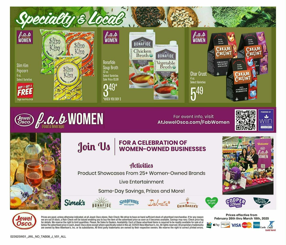 Jewel Osco Organics Guide Weekly Ad from February 26