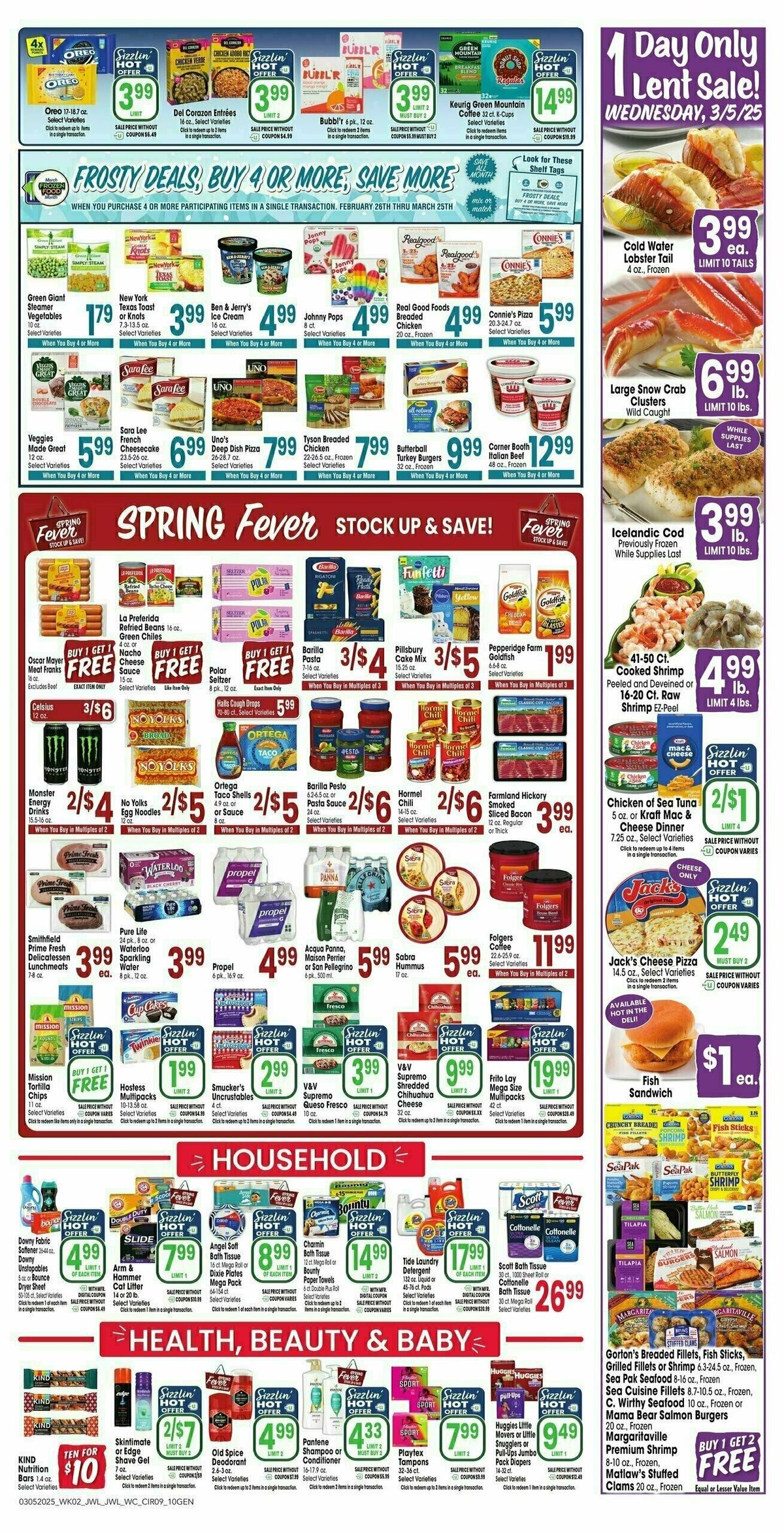 Jewel Osco Weekly Ad from March 5