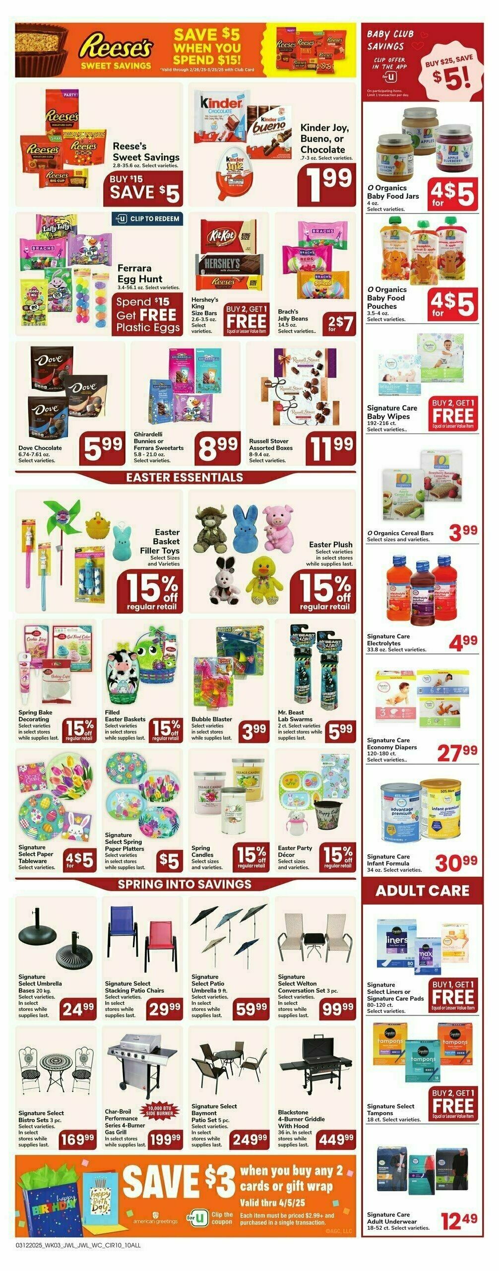 Jewel Osco Weekly Ad from March 12