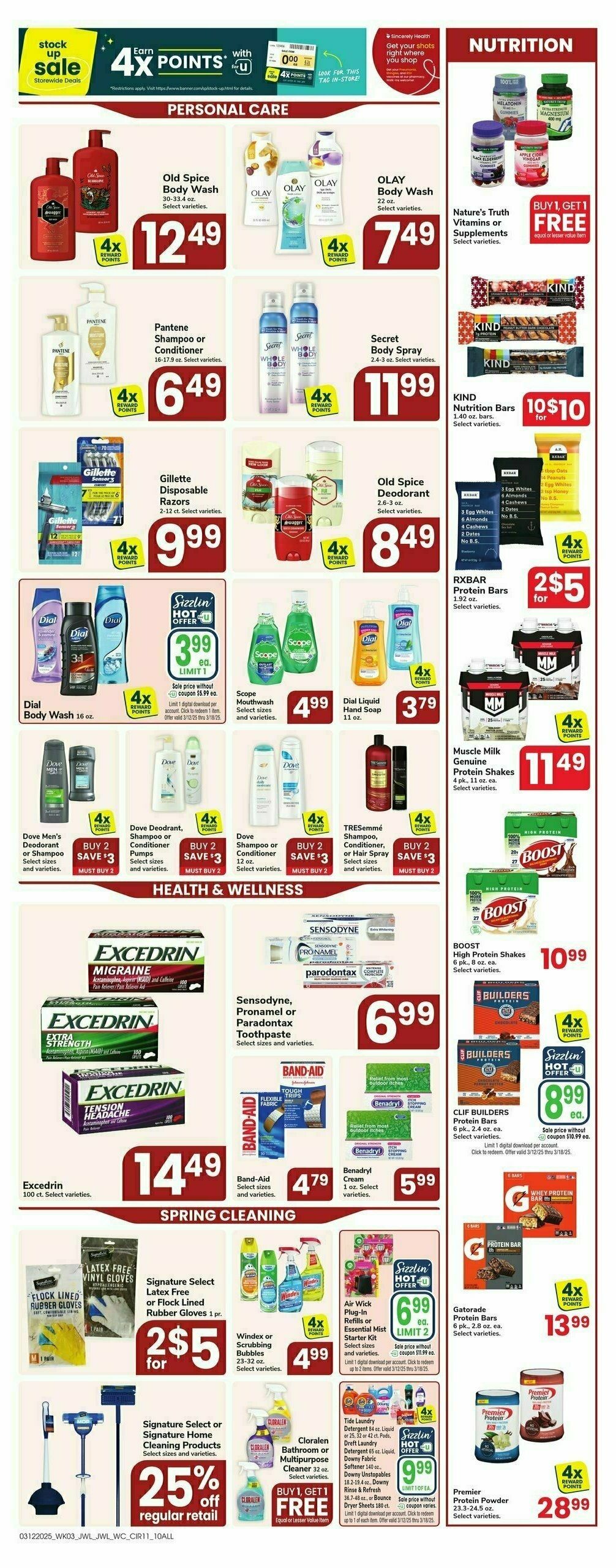 Jewel Osco Weekly Ad from March 12