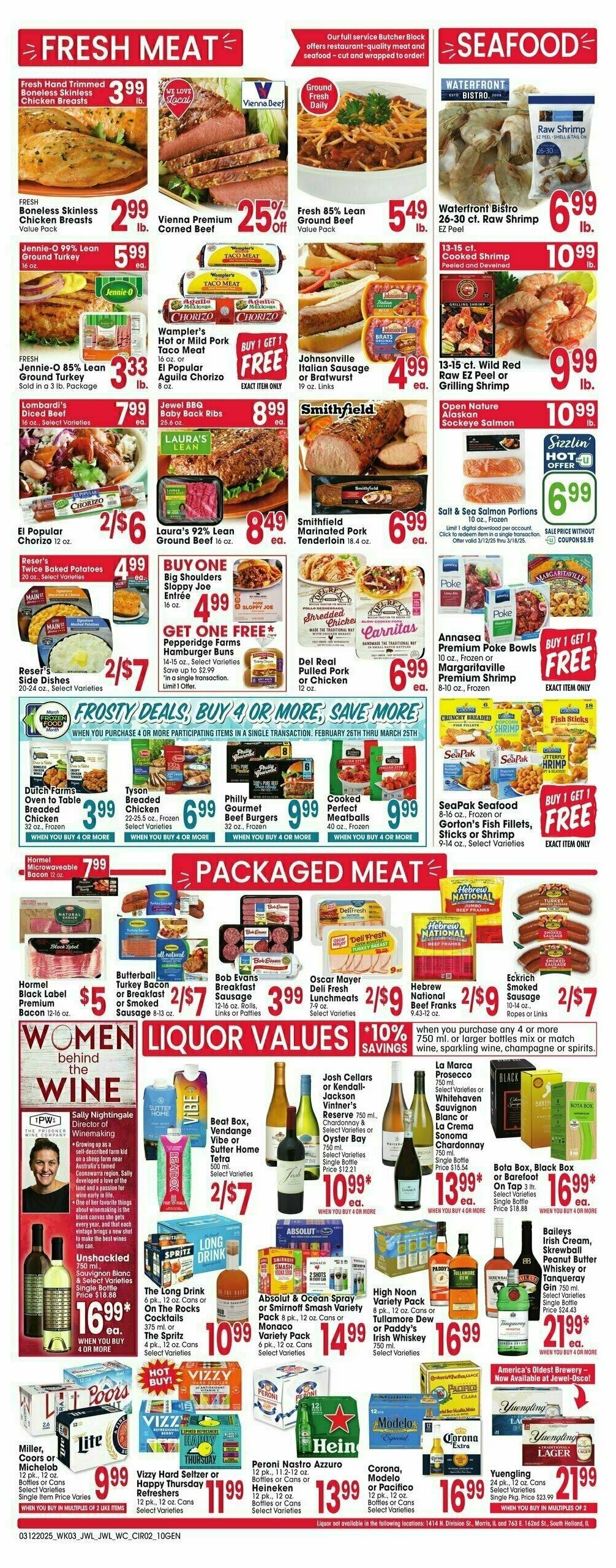 Jewel Osco Weekly Ad from March 12