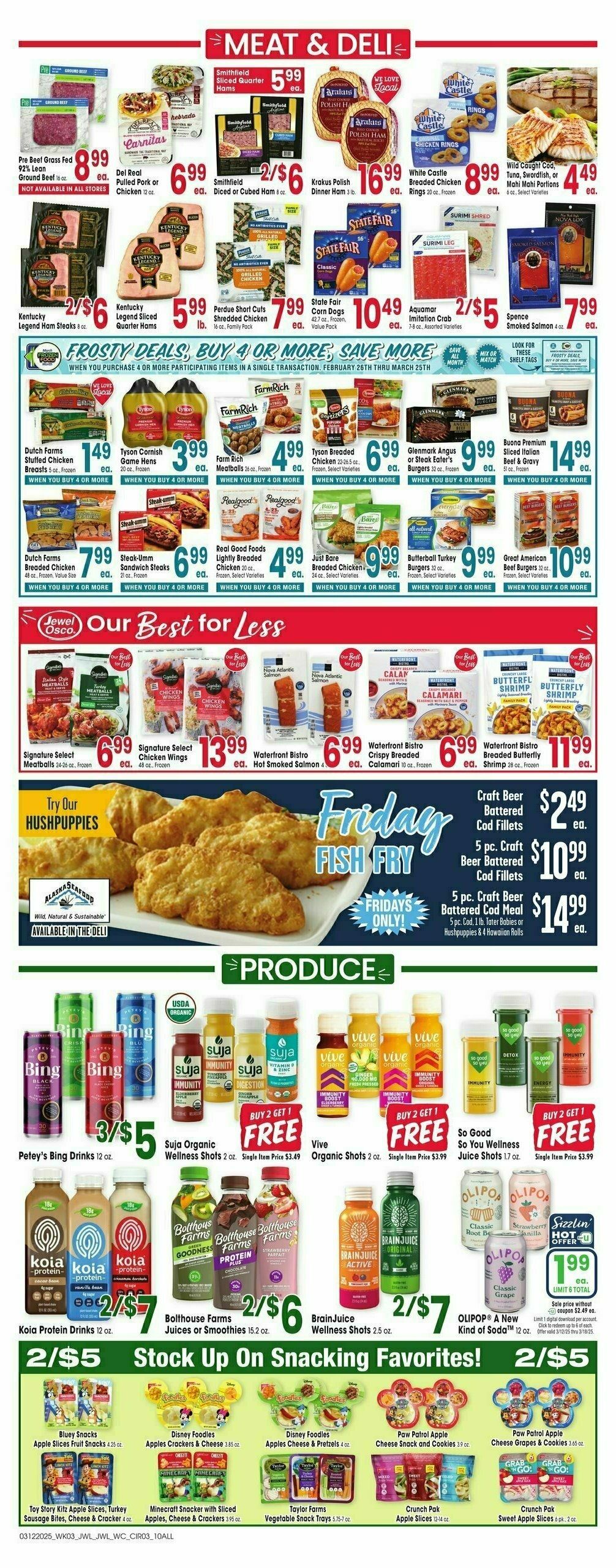 Jewel Osco Weekly Ad from March 12